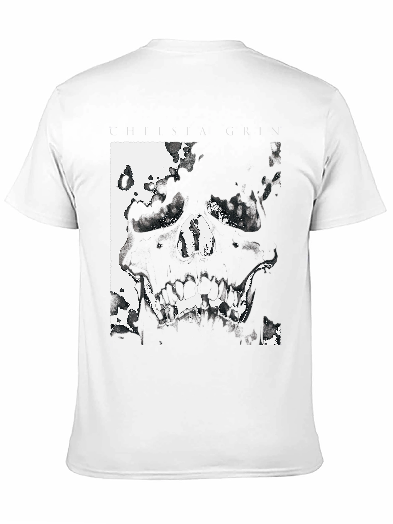 Chelsea Grin Skull Graphic Black T-Shirt
