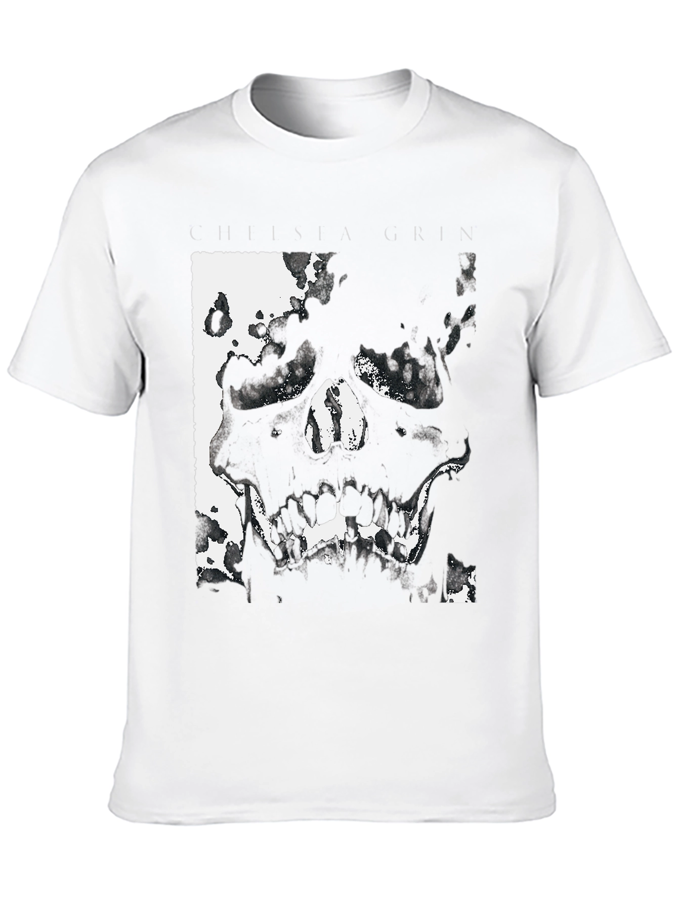 Chelsea Grin Skull Graphic Black T-Shirt