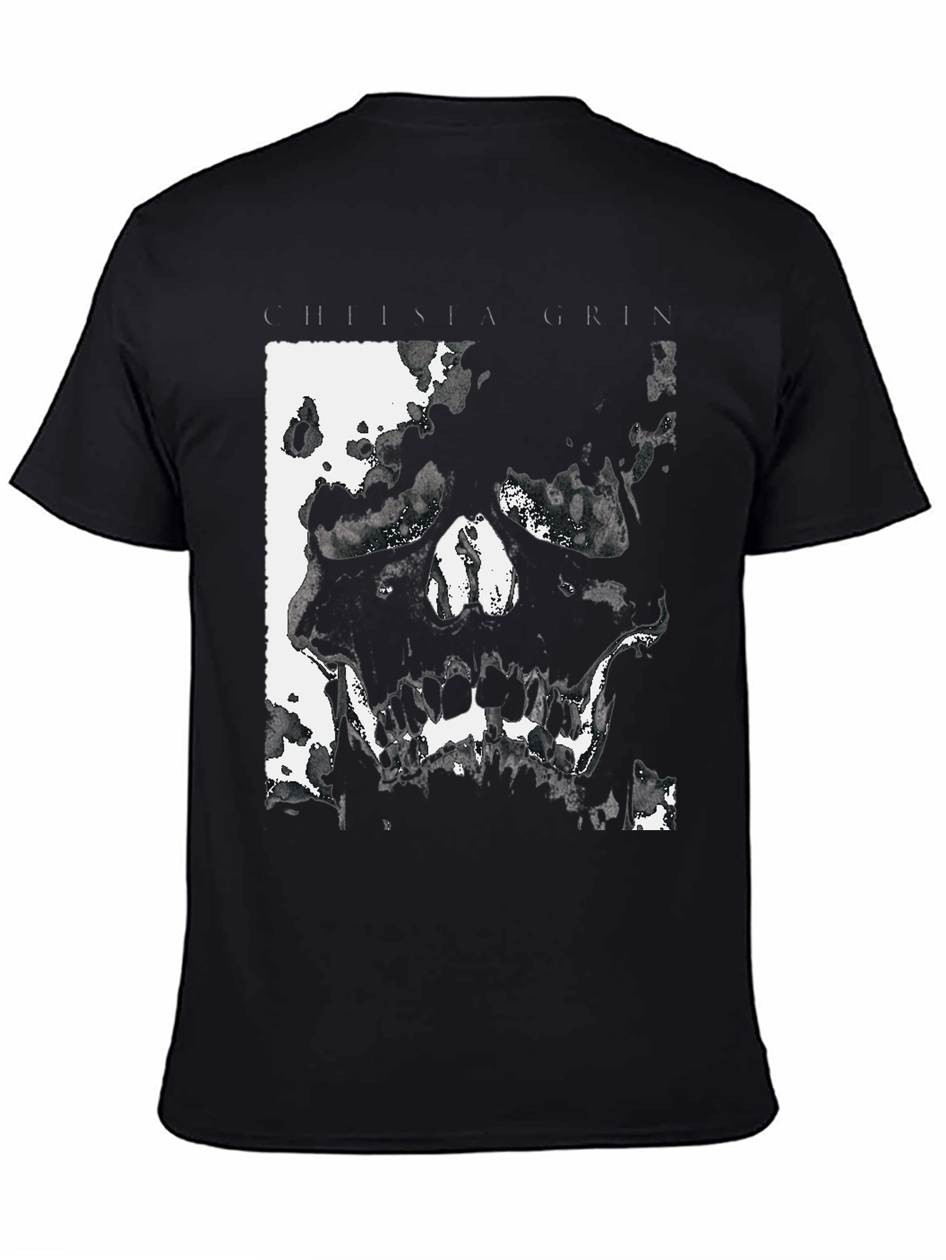Chelsea Grin Skull Graphic Black T-Shirt