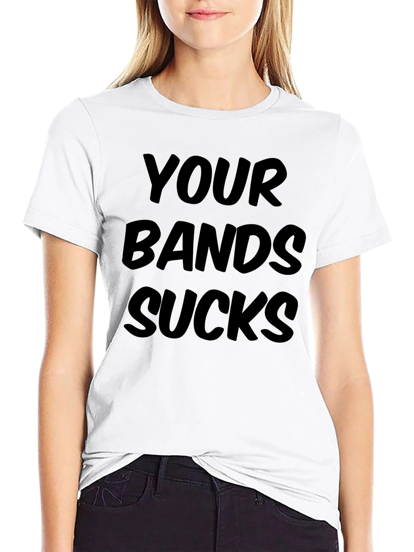 Your Band Sucks Graphic Tee - Bold Statement Shirt