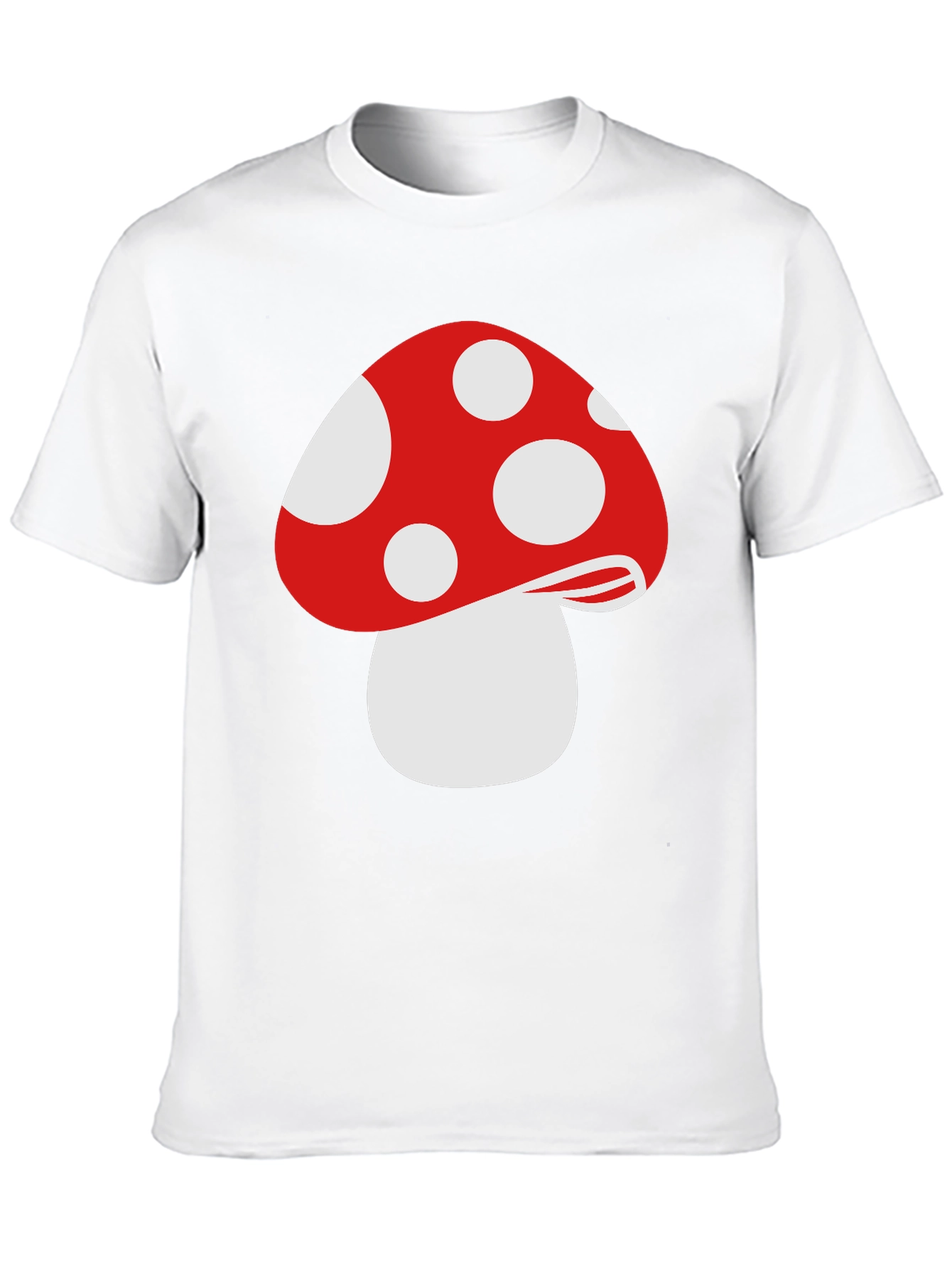 Mushroom Graphic T-Shirt - Stylish Black Tee