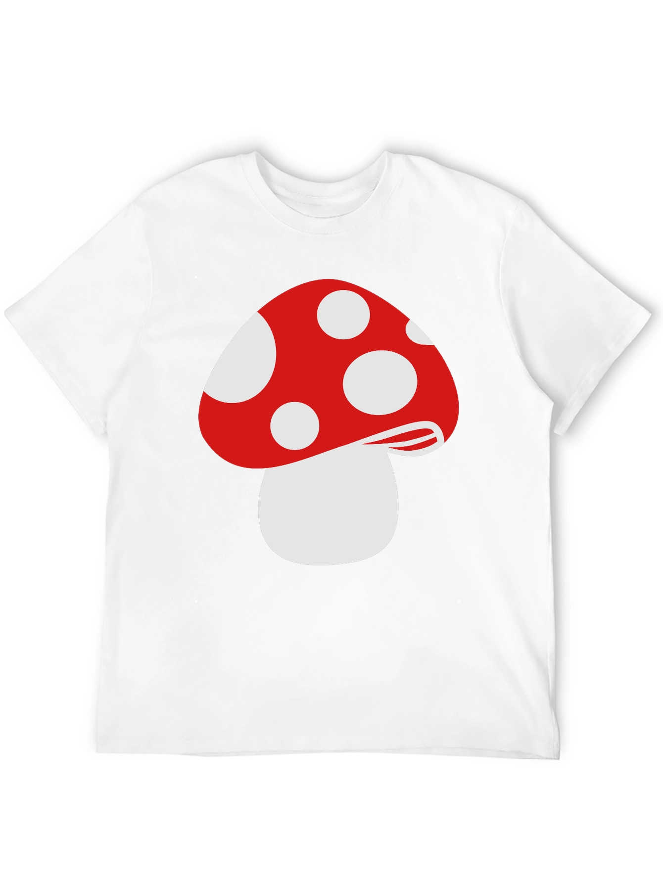 Mushroom Graphic T-Shirt - Stylish Black Tee