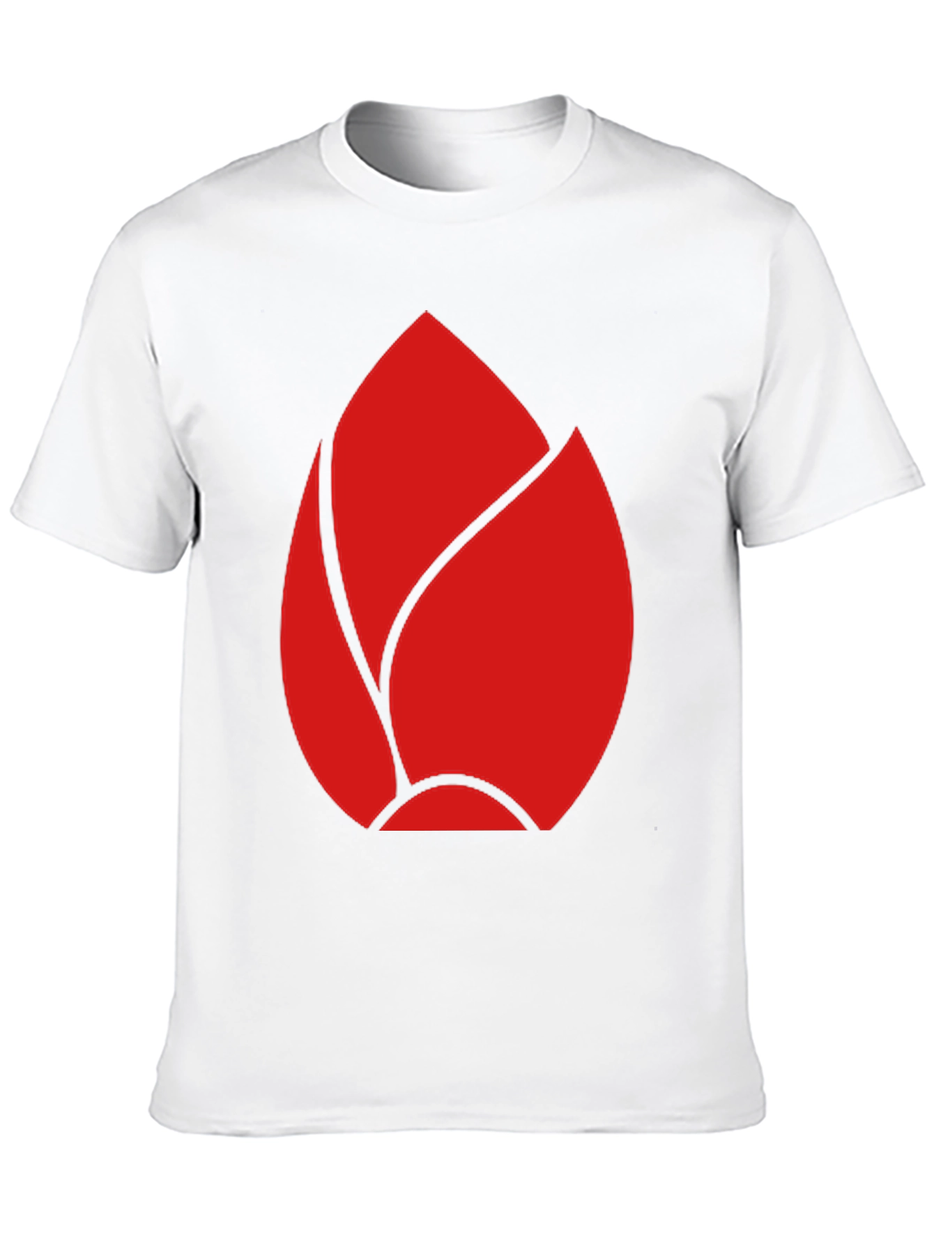 Red Bud Graphic Black T-Shirt
