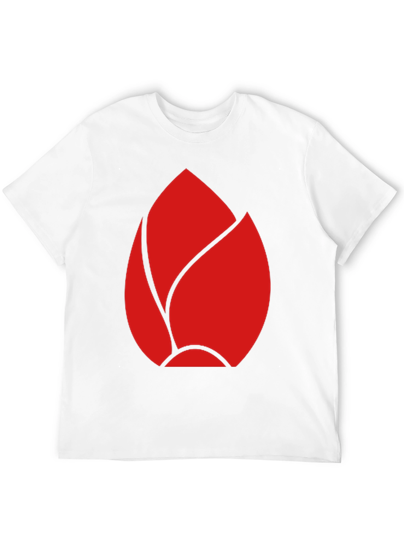 Red Bud Graphic Black T-Shirt