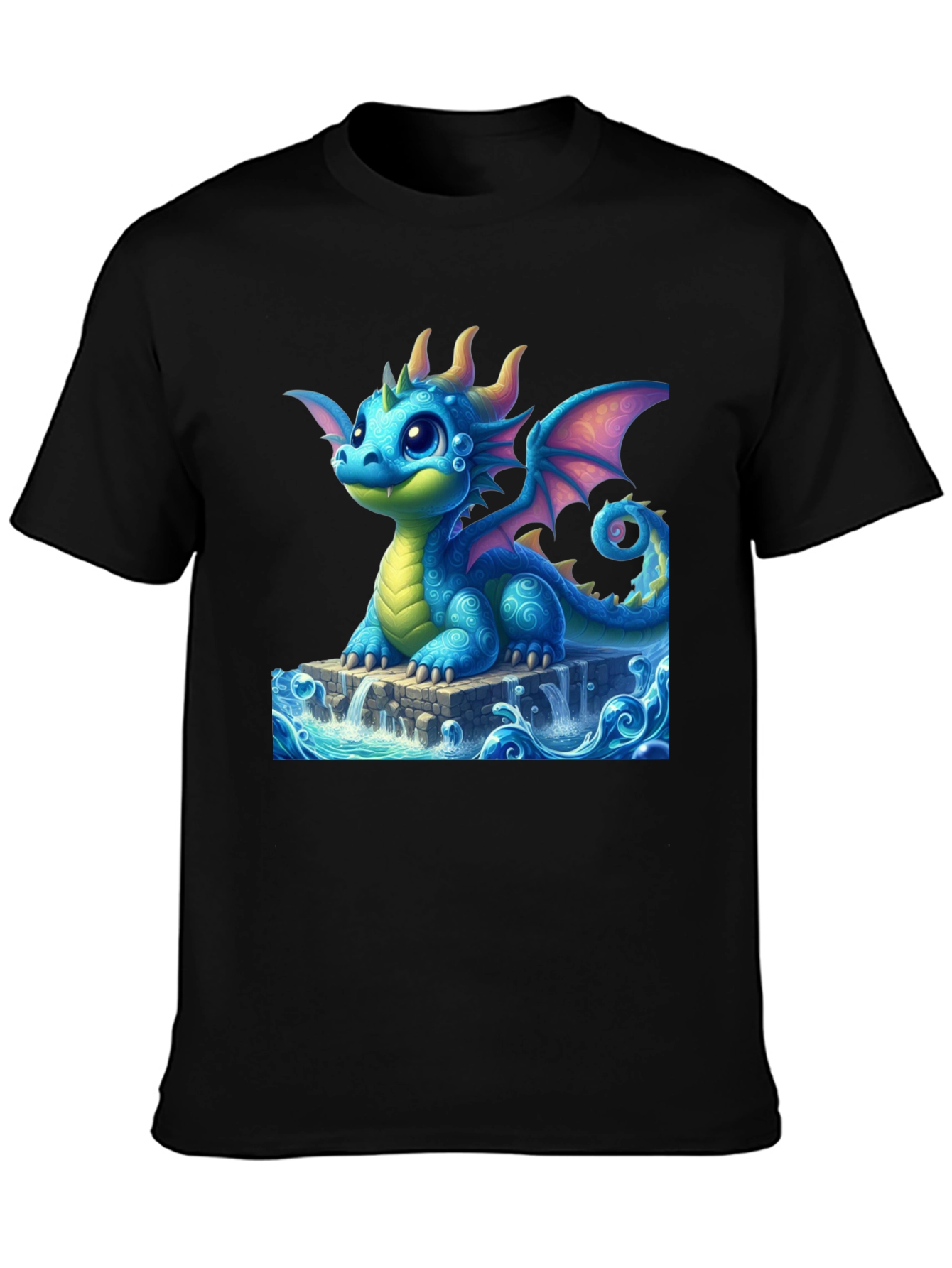 Dragon Waterscape Graphic Tee