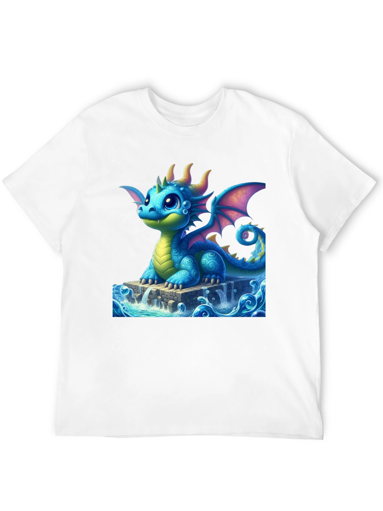 Dragon Waterscape Graphic Tee