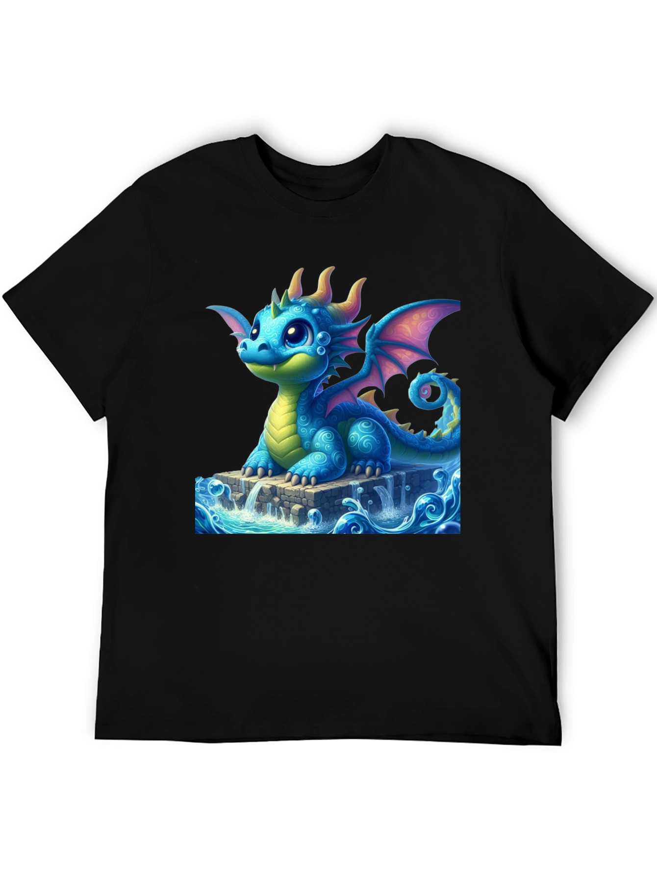 Dragon Waterscape Graphic Tee