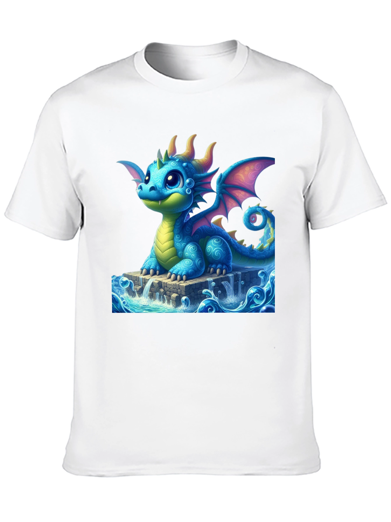 Dragon Waterscape Graphic Tee