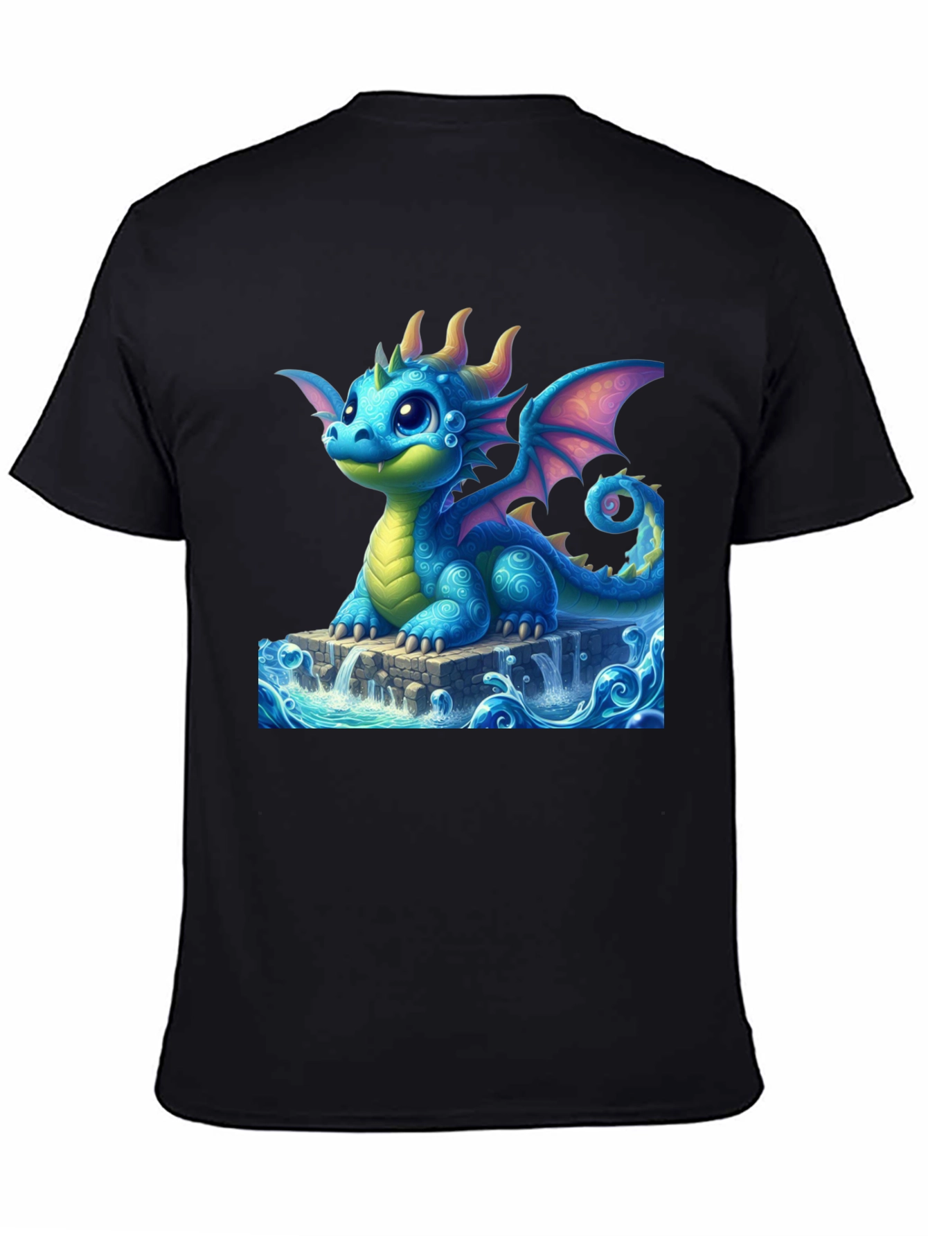 Dragon Waterscape Graphic Tee