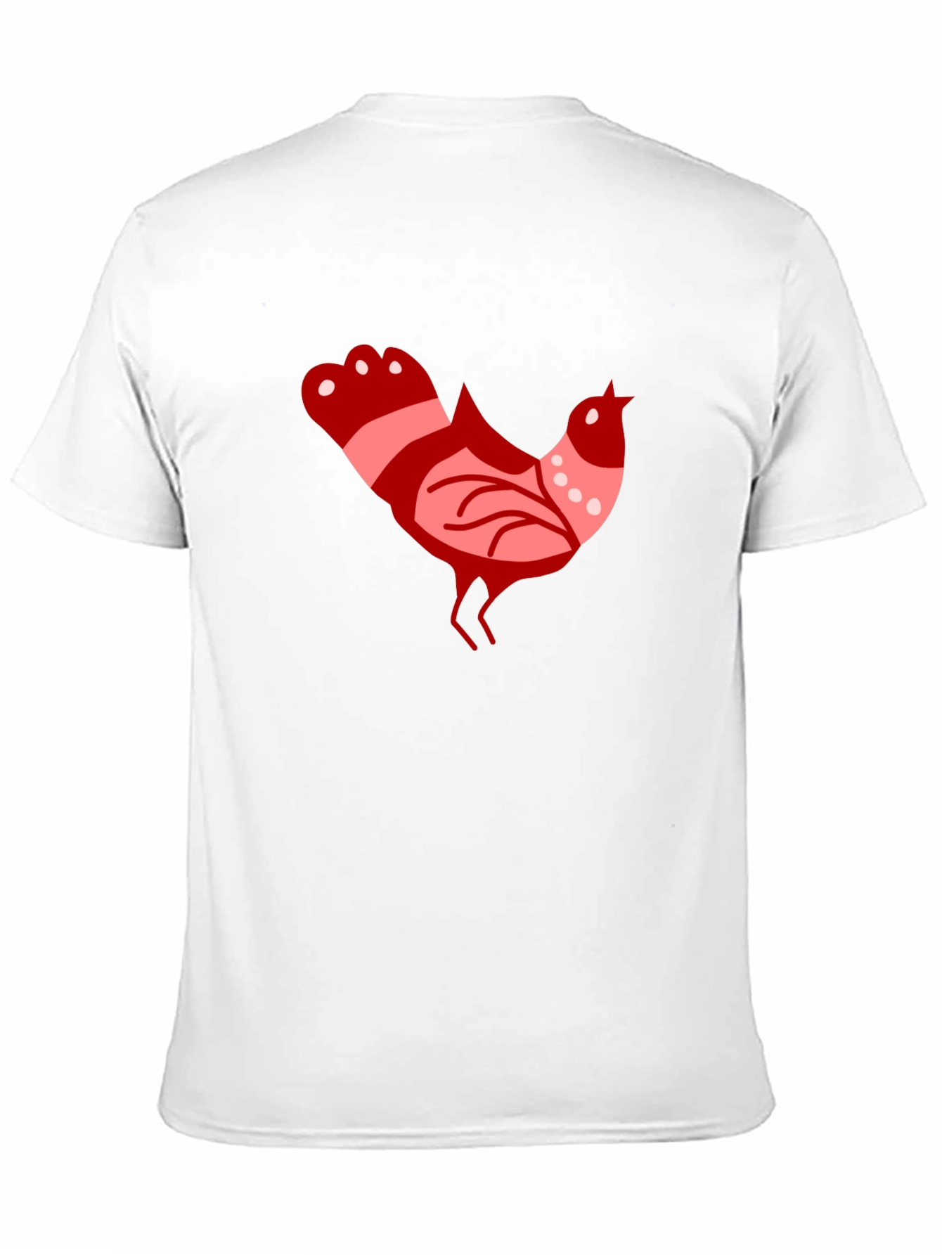 Retro Rooster Graphic Tee - Black Cotton Casual Shirt