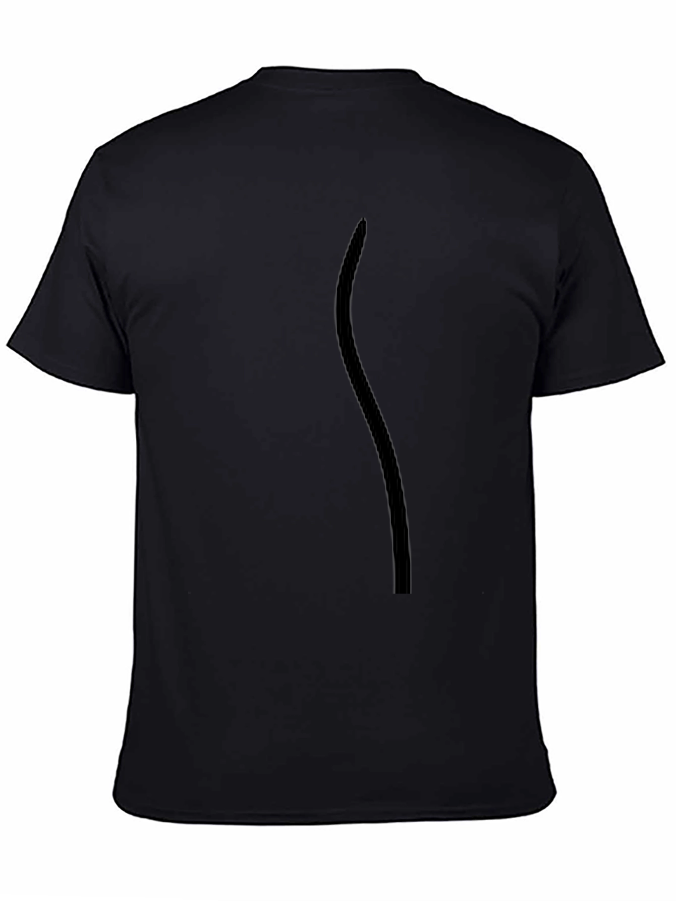 Mens Basic Black Short Sleeve T-Shirt