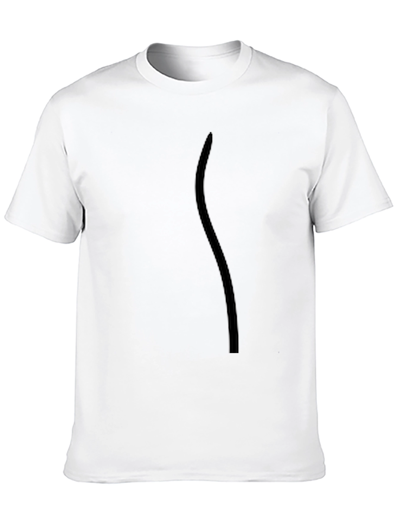 Mens Basic Black Short Sleeve T-Shirt