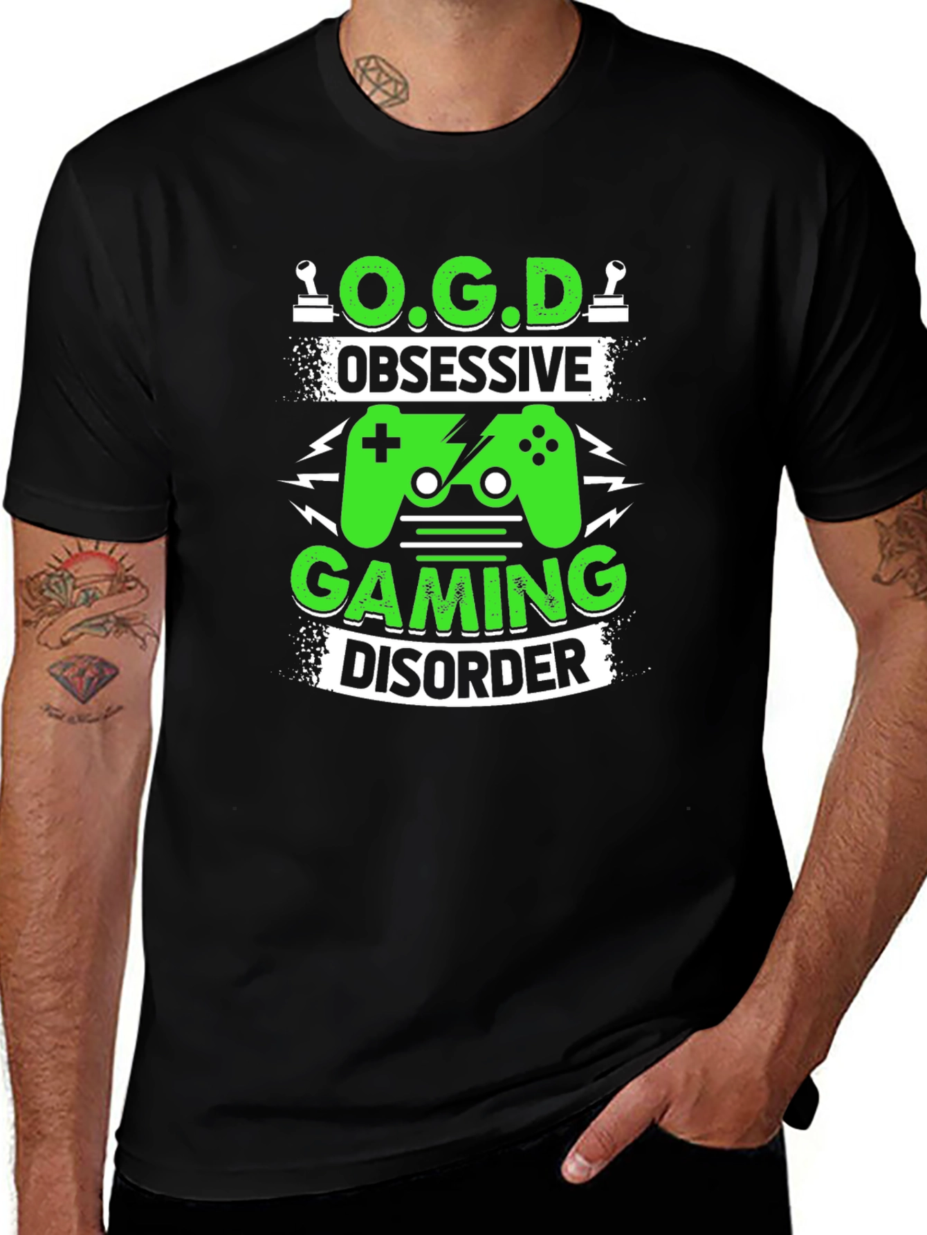 Obsessive Gaming Disorder T-Shirt Funny Gamer Tee