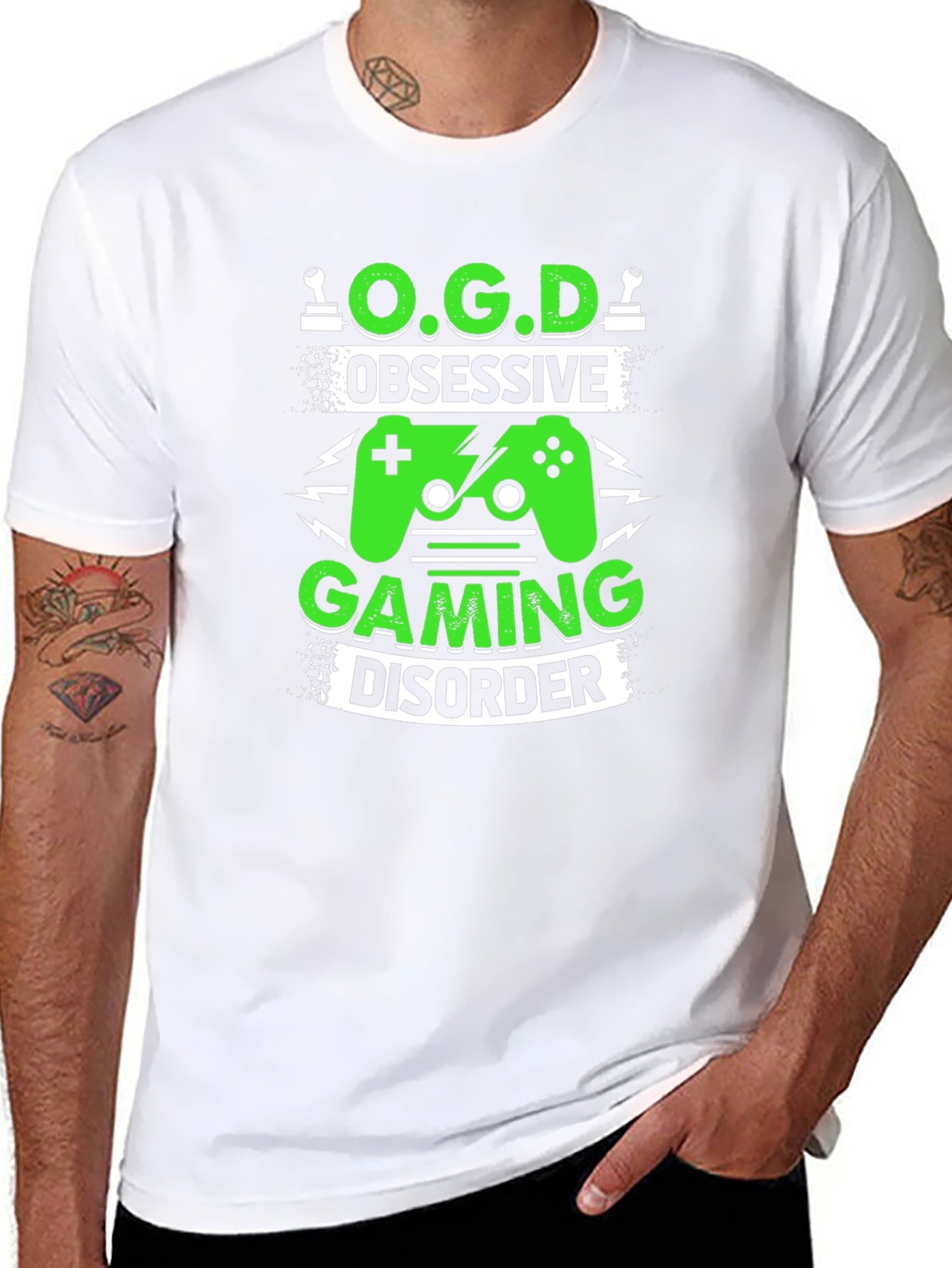 Obsessive Gaming Disorder T-Shirt Funny Gamer Tee