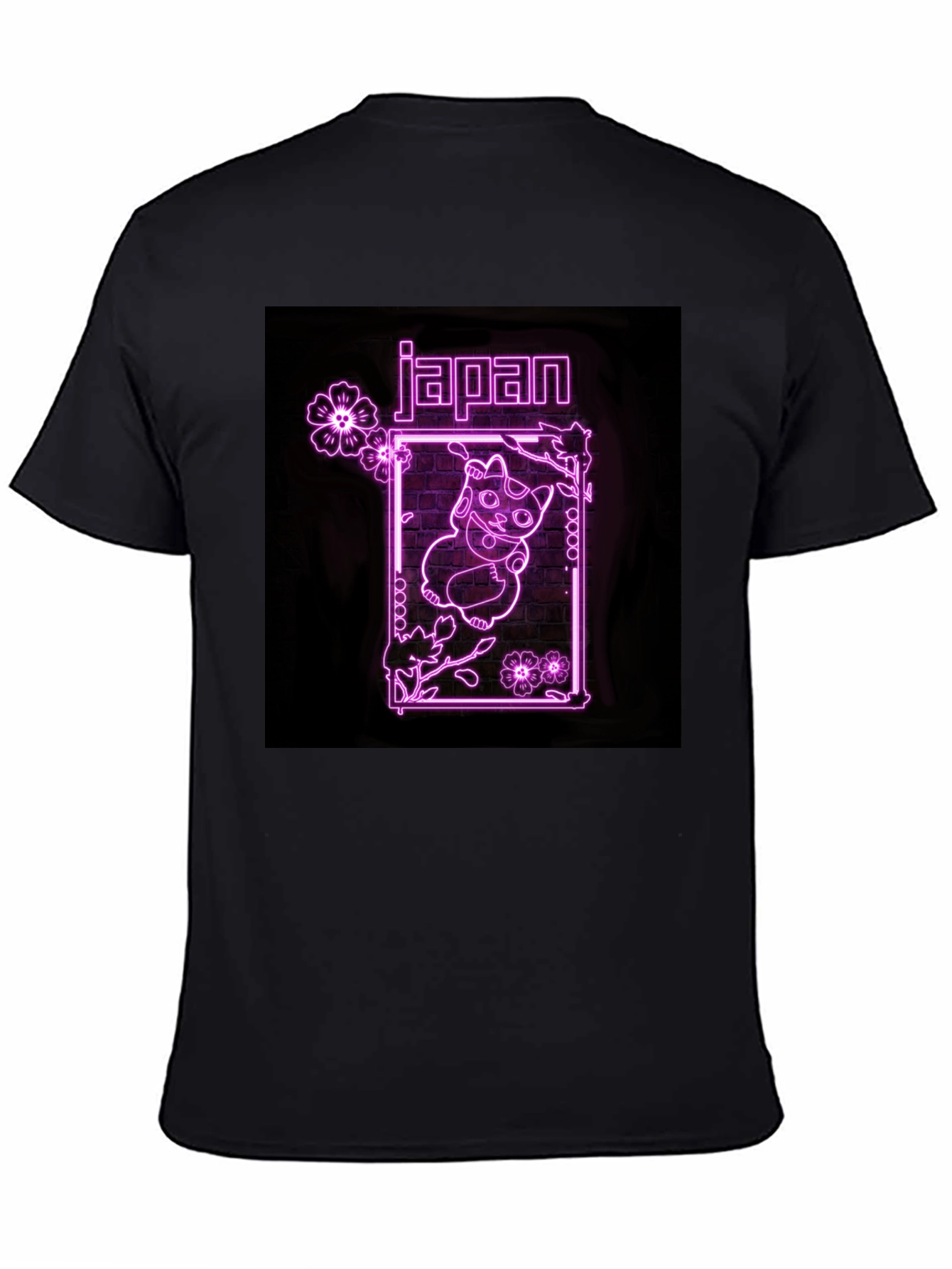 Neon Japan Lucky Cat T-Shirt
