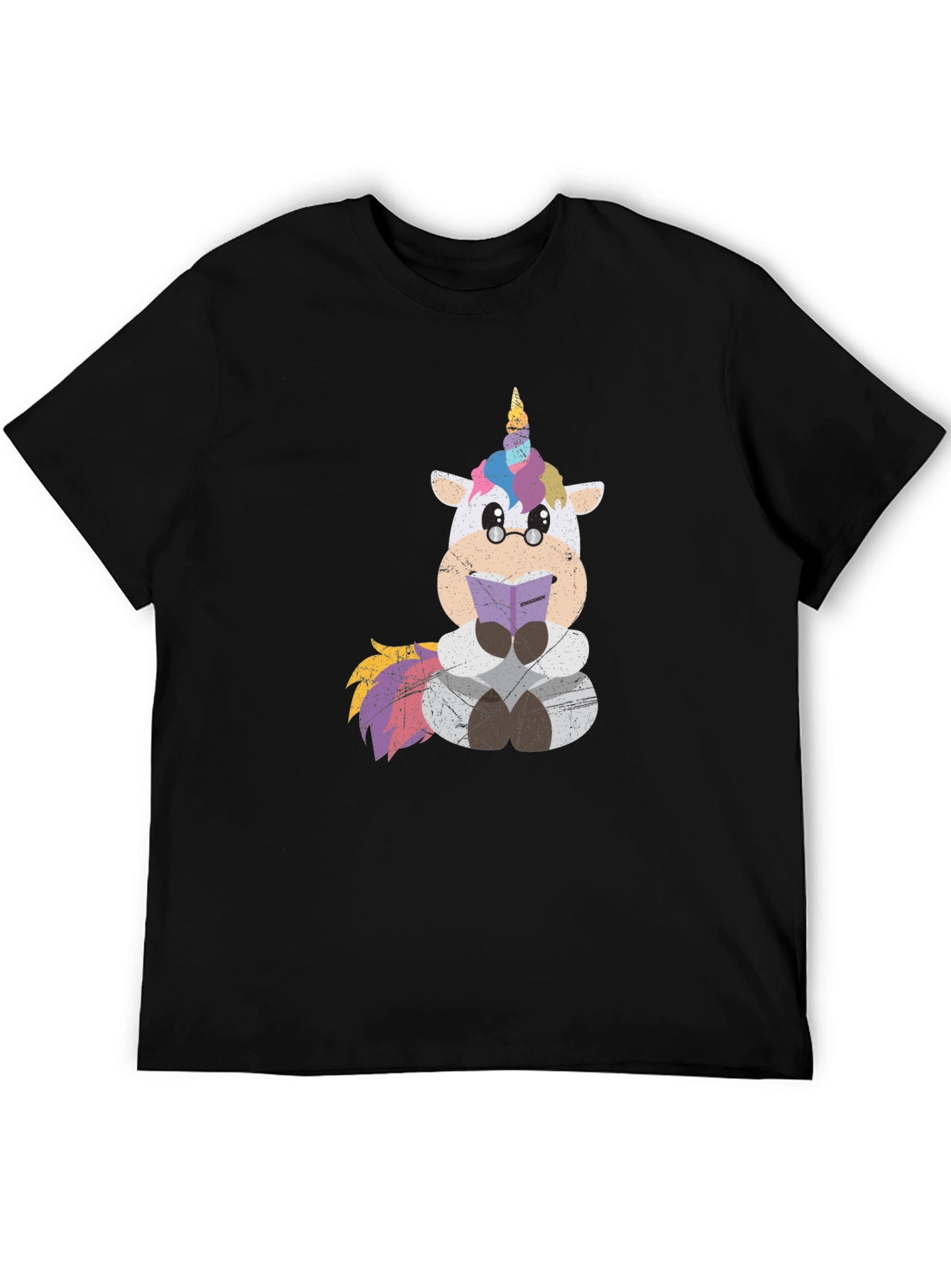 Unicorn Reading Book Graphic Tee