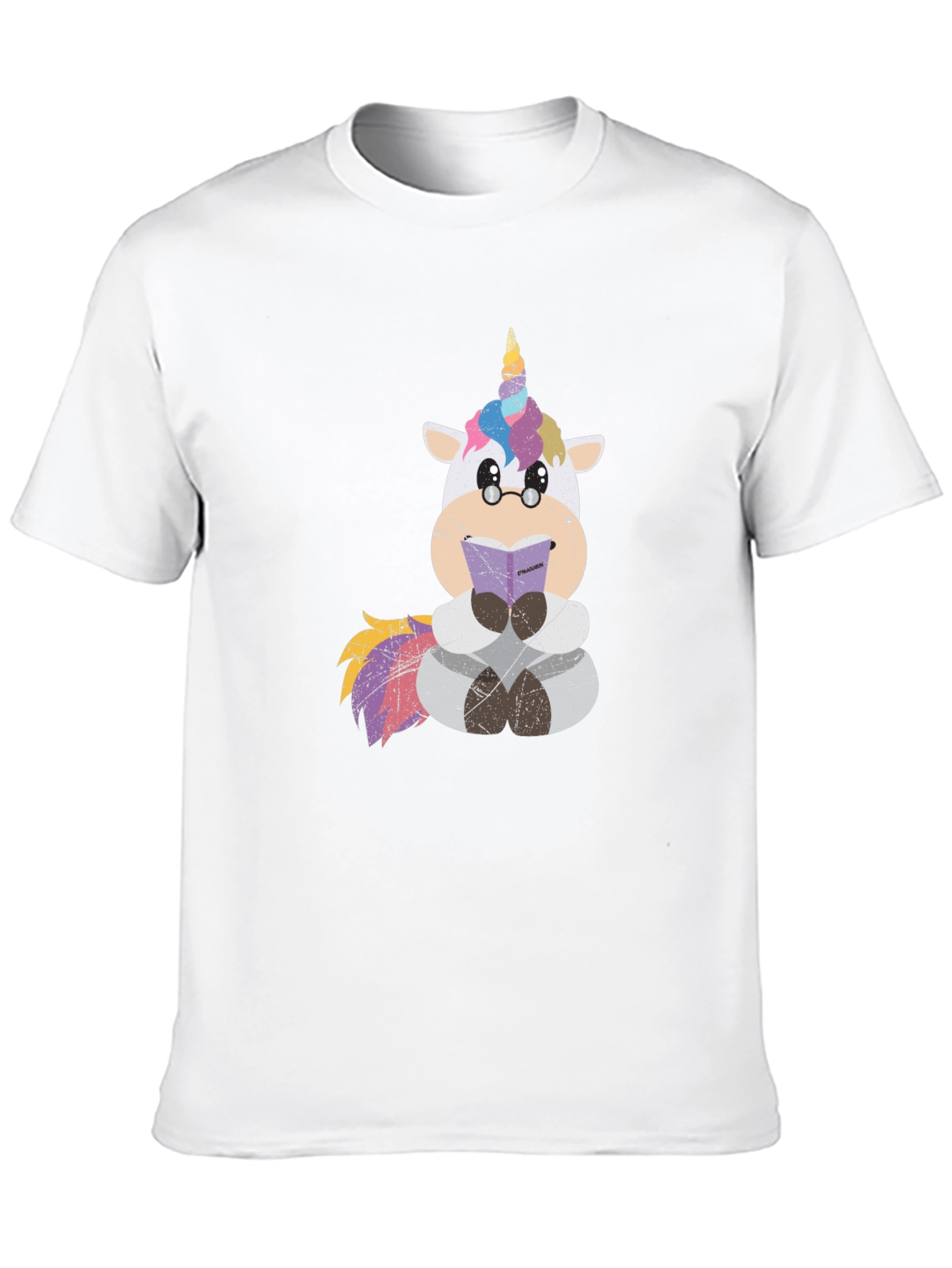 Unicorn Reading Book Graphic Tee