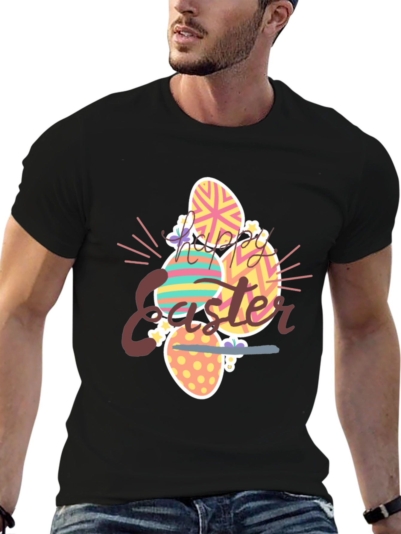 Happy Easter Graphic T-Shirt