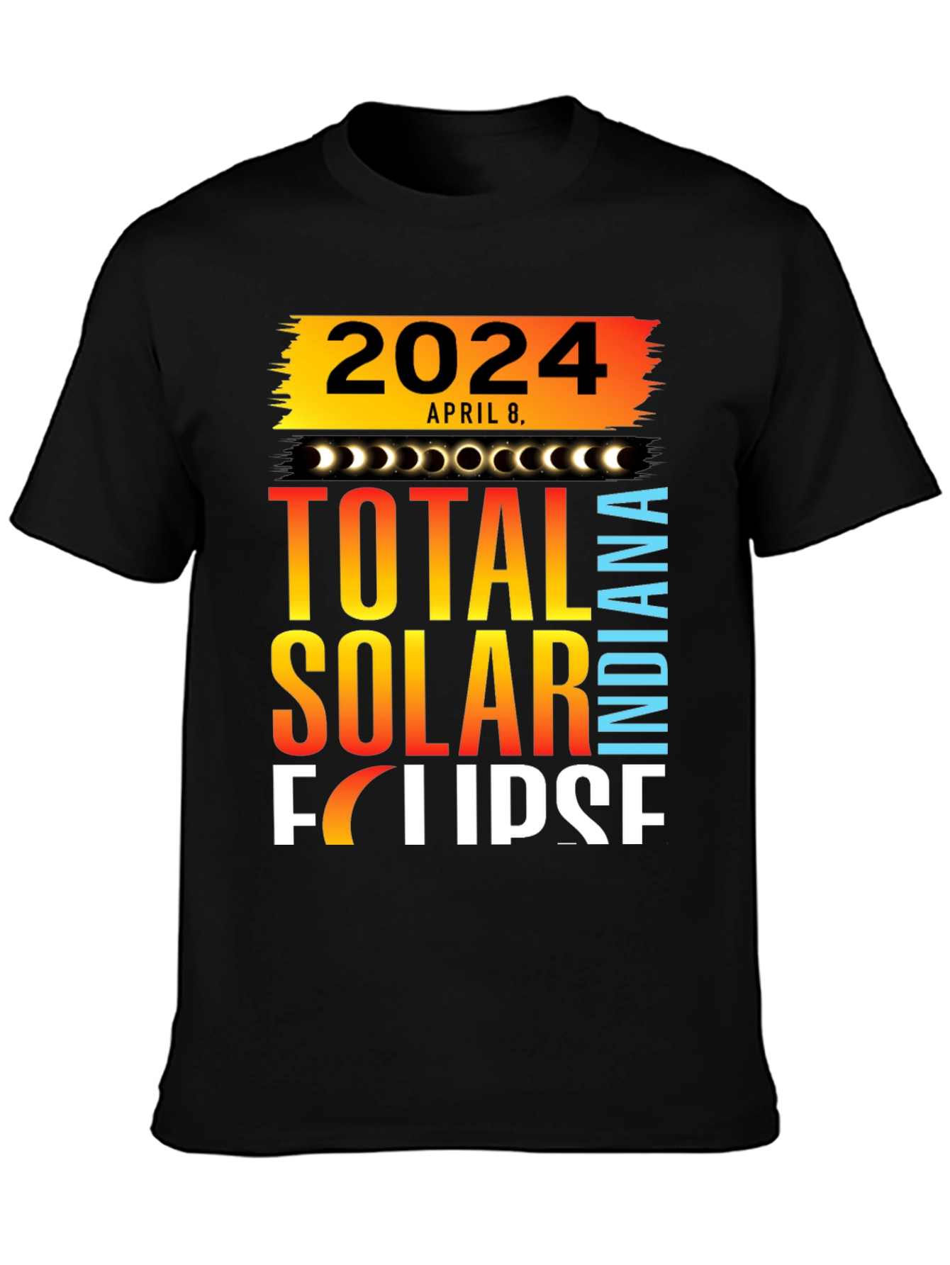 2024 Indiana Total Solar Eclipse T-Shirt