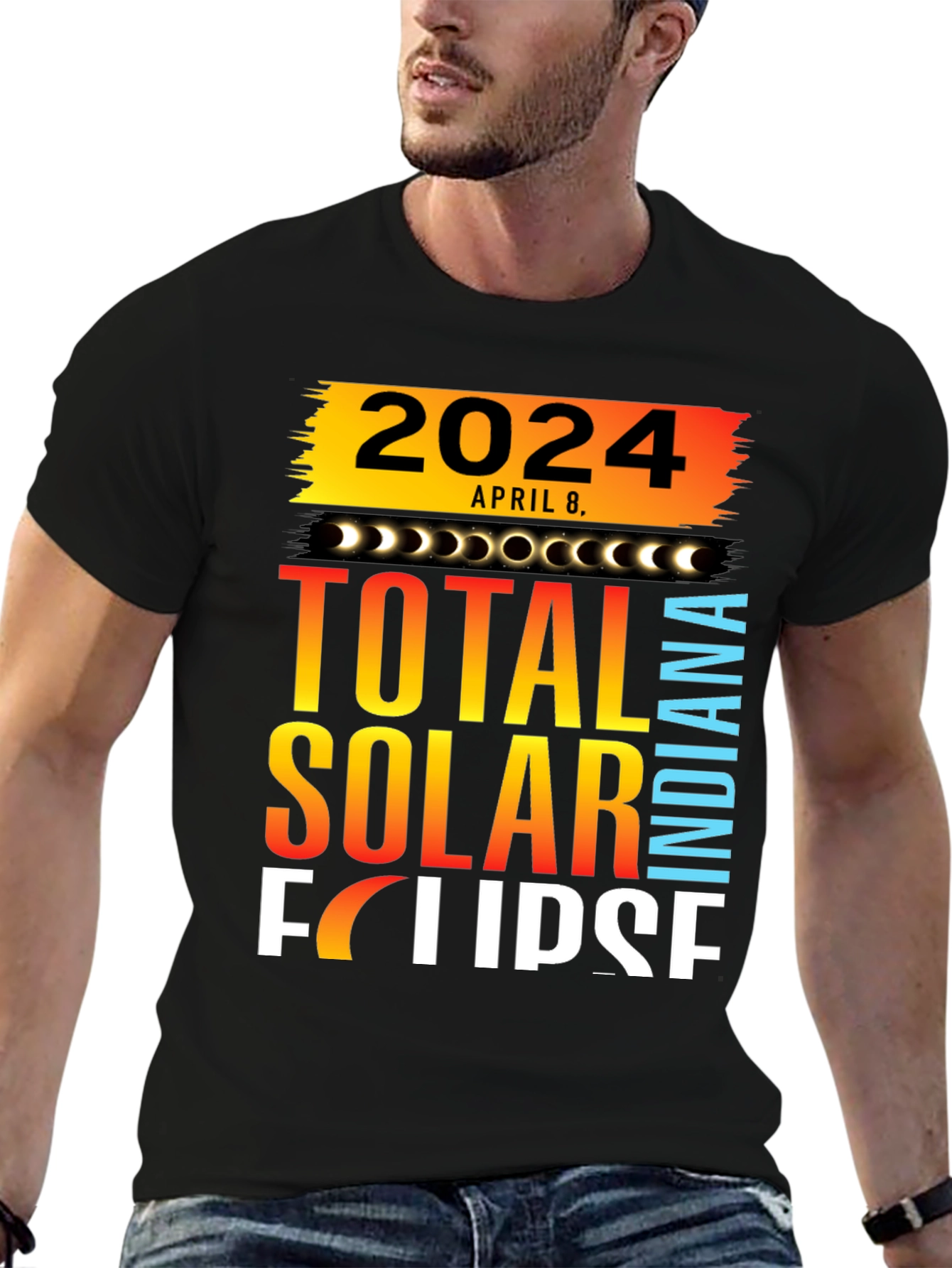 2024 Indiana Total Solar Eclipse T-Shirt