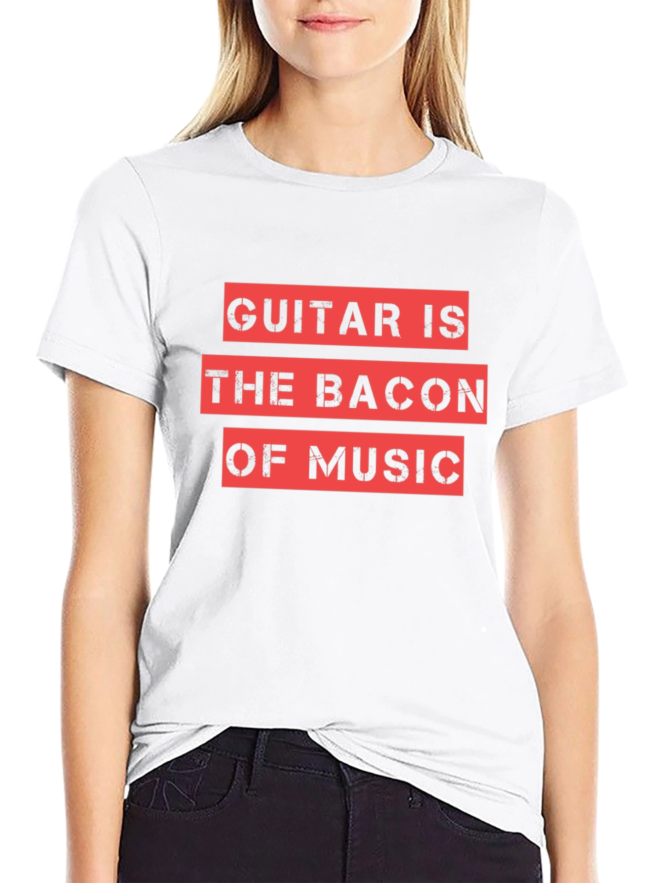 Guitar is the Bacon of Music Graphic Tee