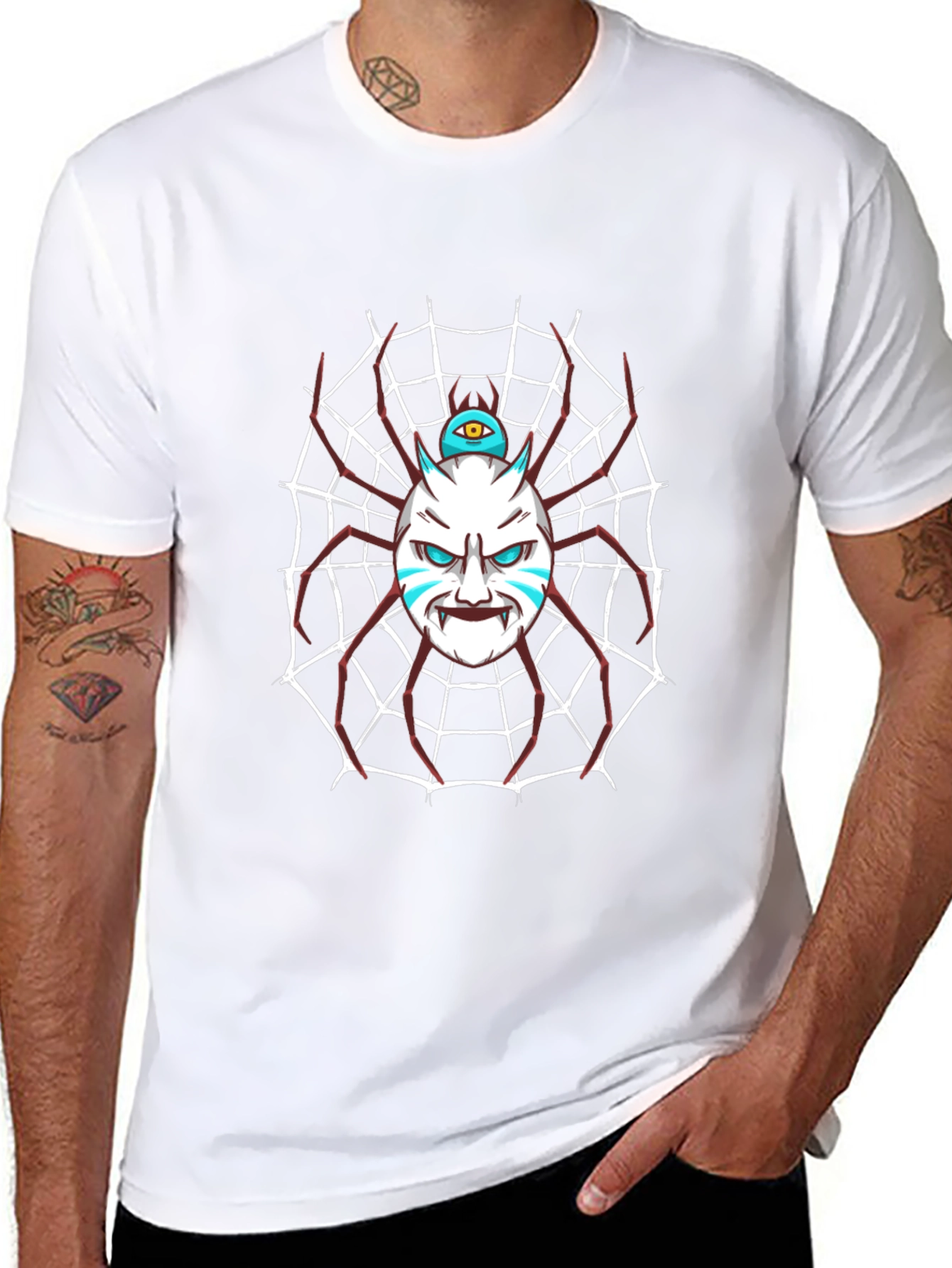 Spider Oni Mask T-Shirt