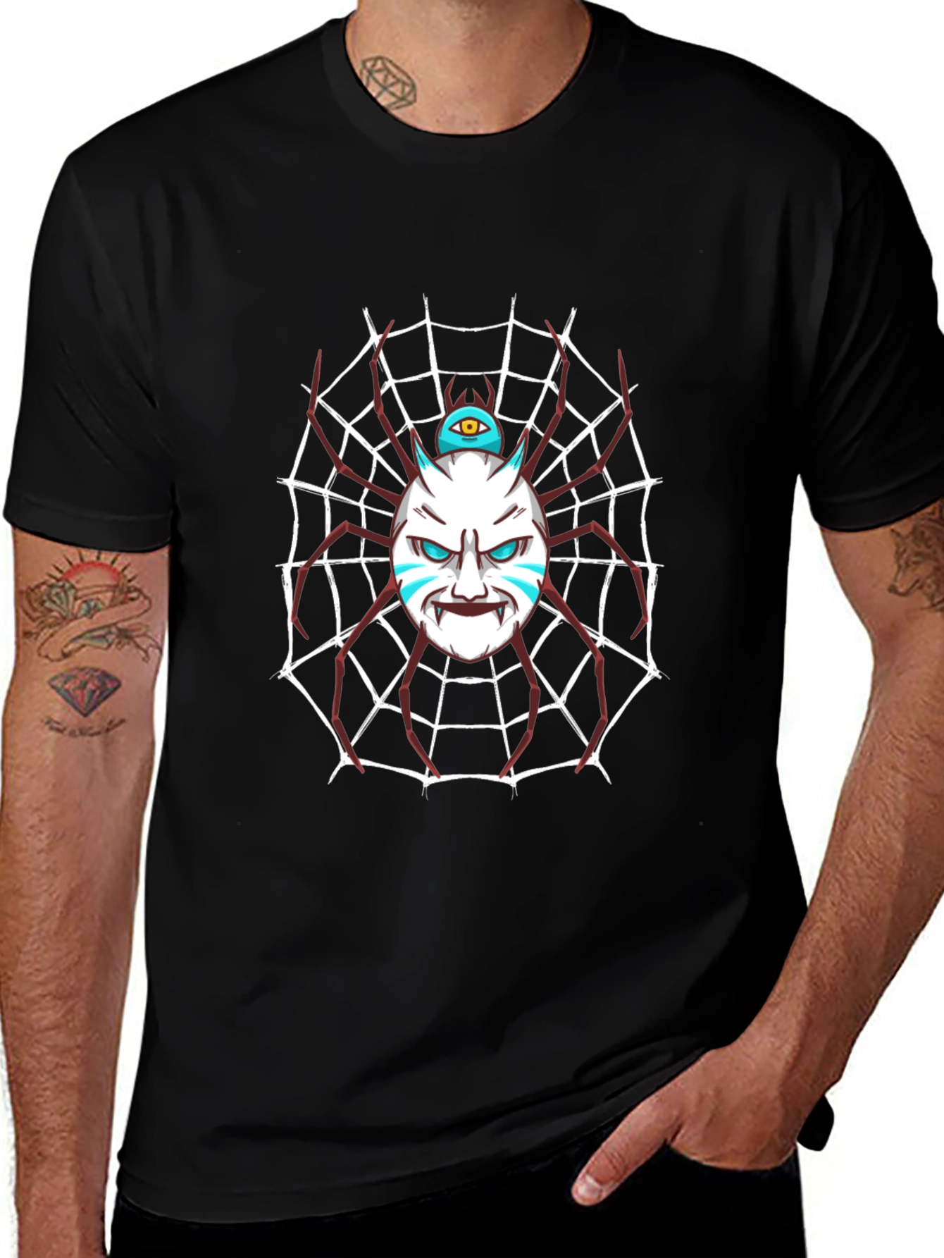 Spider Oni Mask T-Shirt