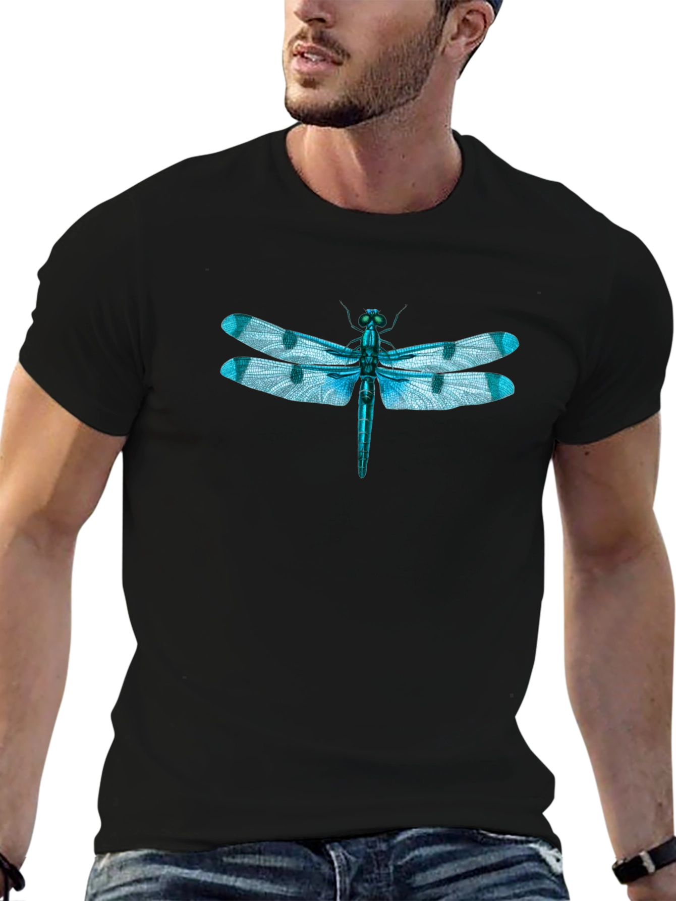 Dragonfly Graphic Tee - Unique Insect T-Shirt