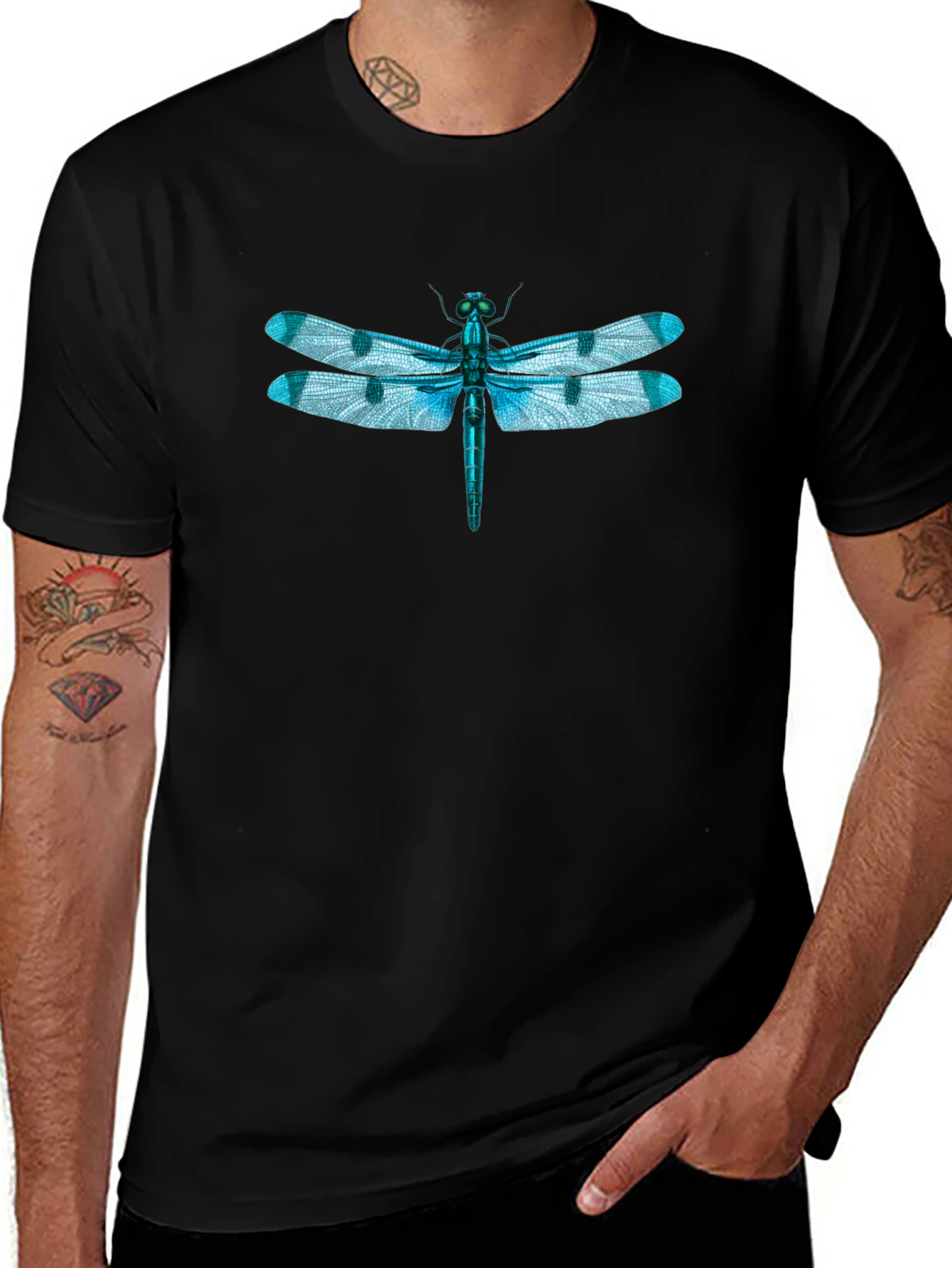 Dragonfly Graphic Tee - Unique Insect T-Shirt