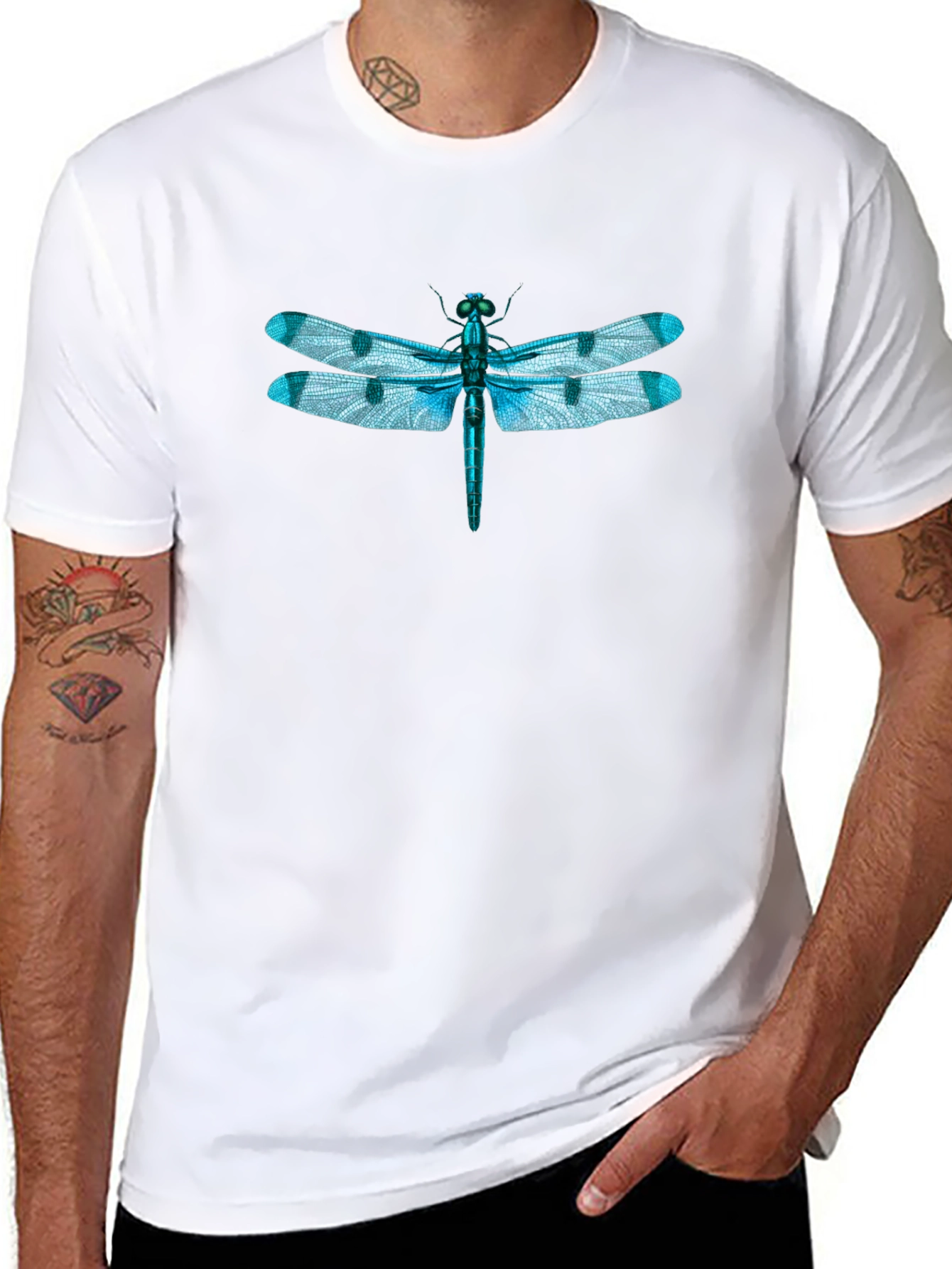 Dragonfly Graphic Tee - Unique Insect T-Shirt
