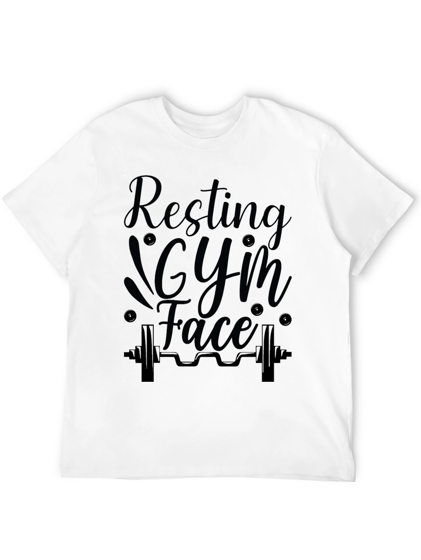 Resting Gym Face Graphic T-Shirt