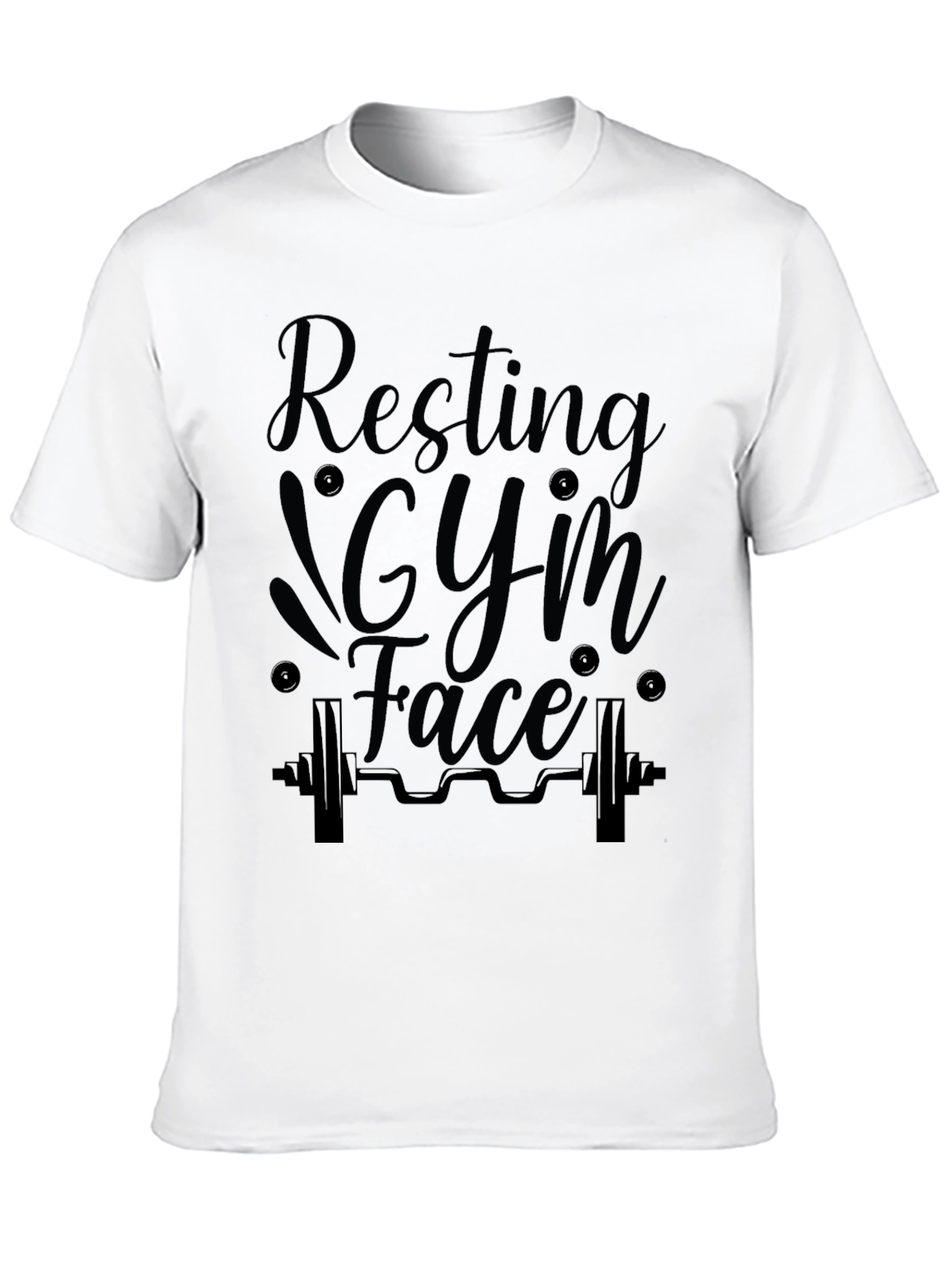 Resting Gym Face Graphic T-Shirt