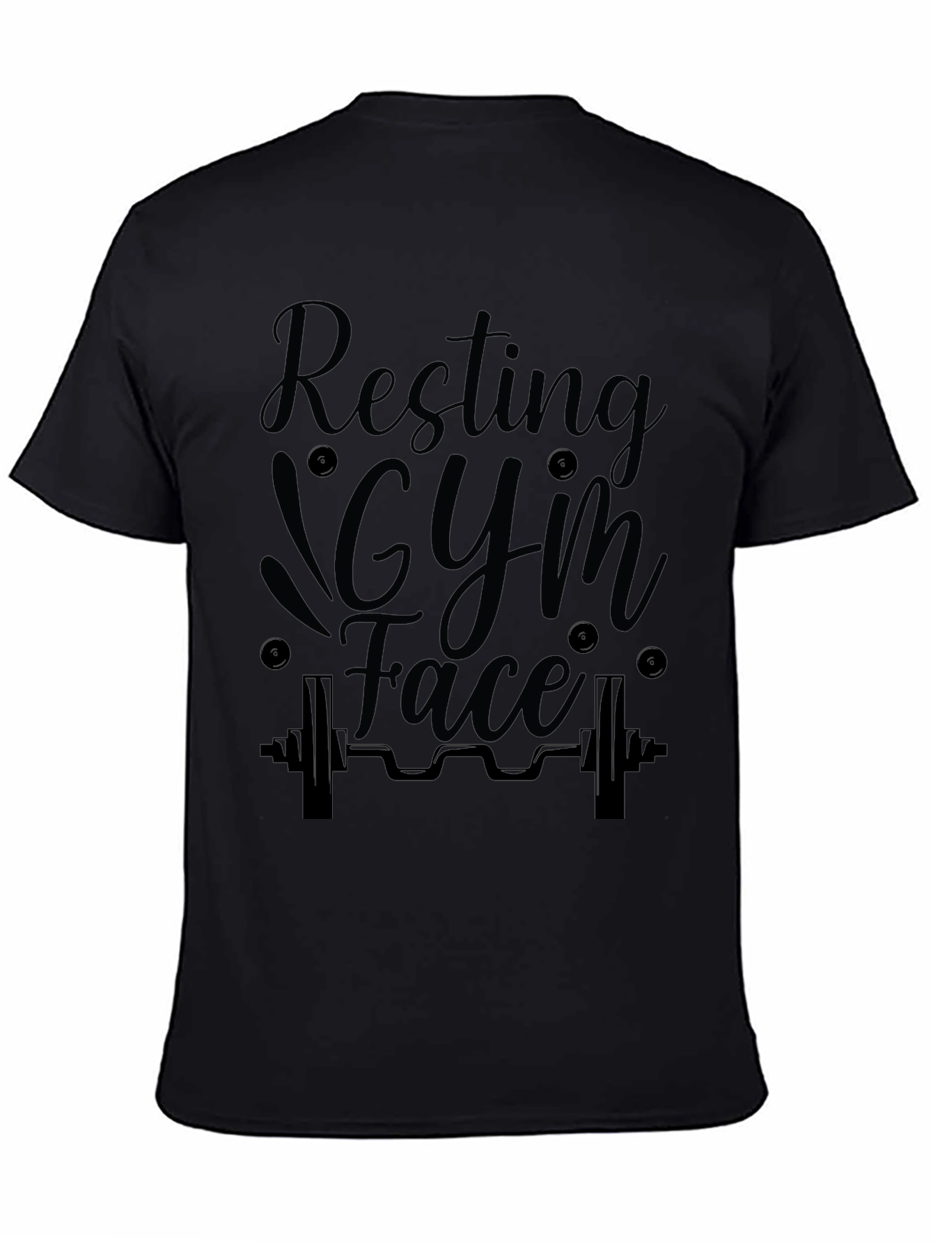 Resting Gym Face Graphic T-Shirt
