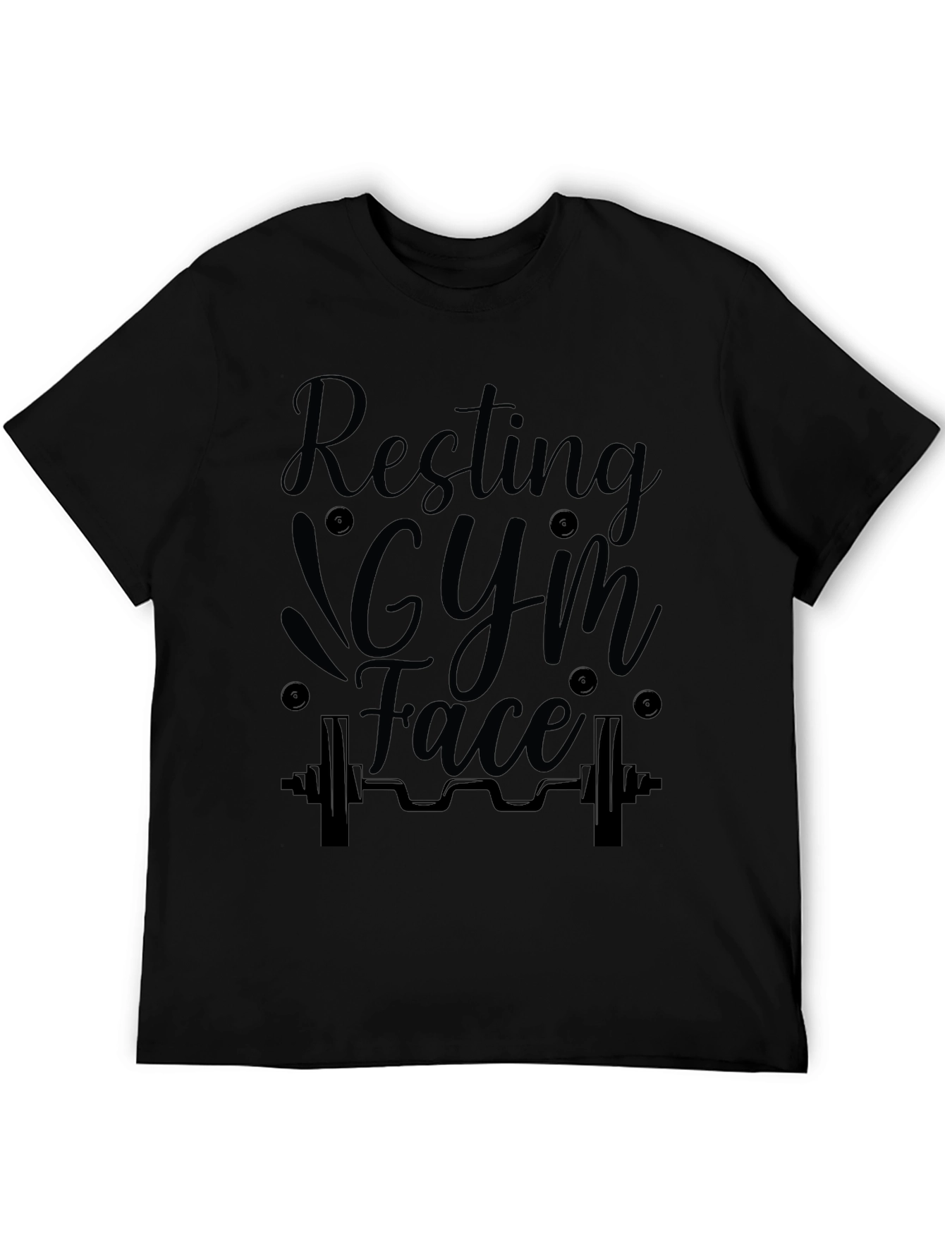 Resting Gym Face Graphic T-Shirt