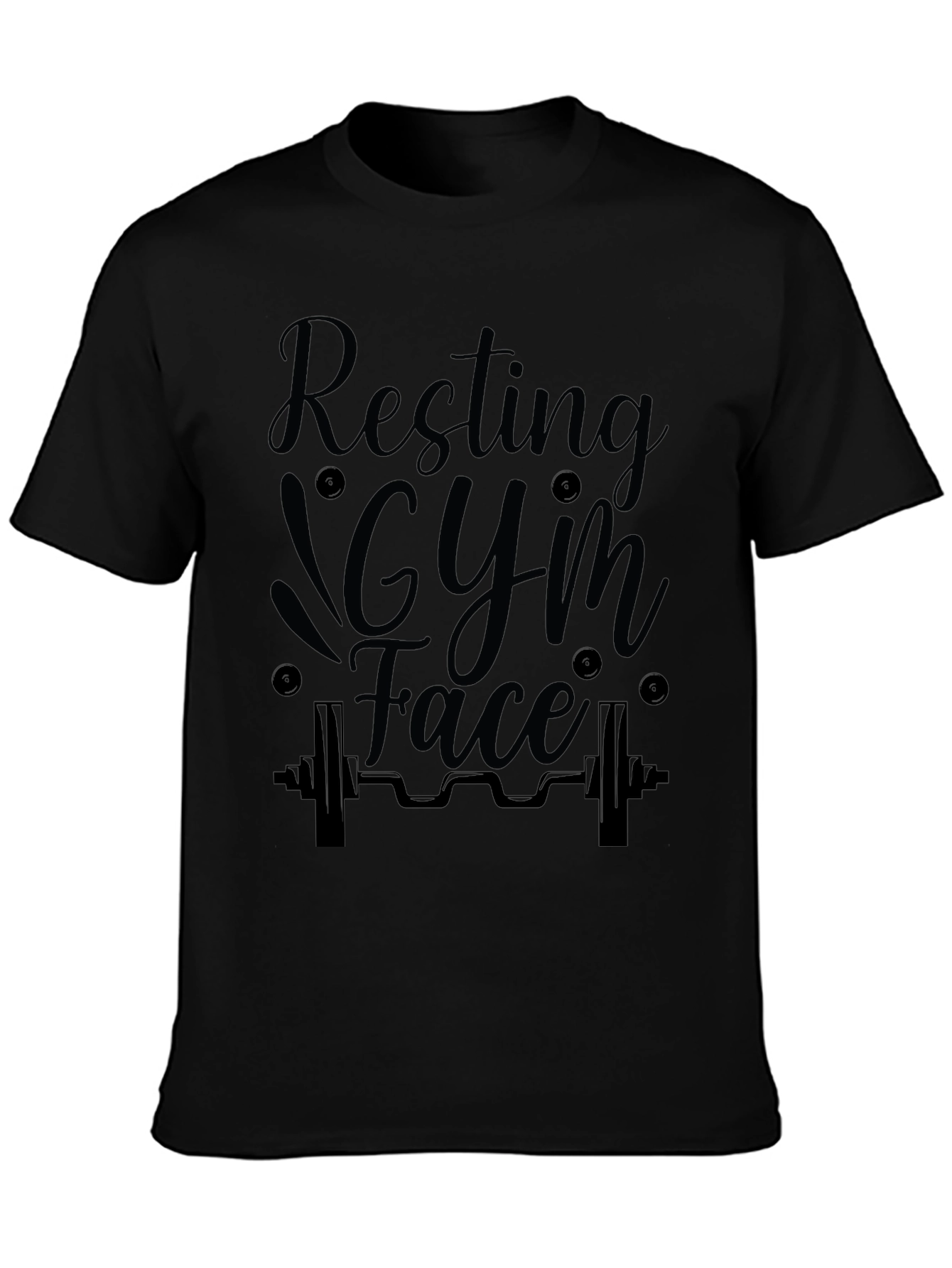 Resting Gym Face Graphic T-Shirt