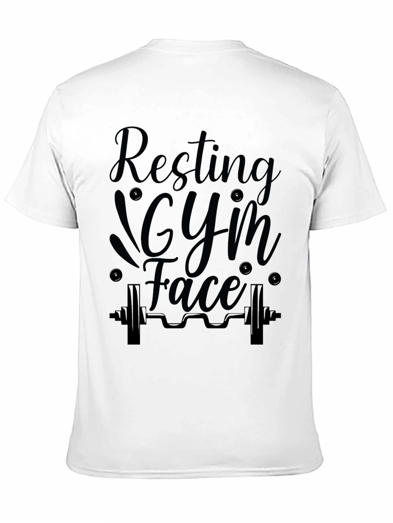 Resting Gym Face Graphic T-Shirt