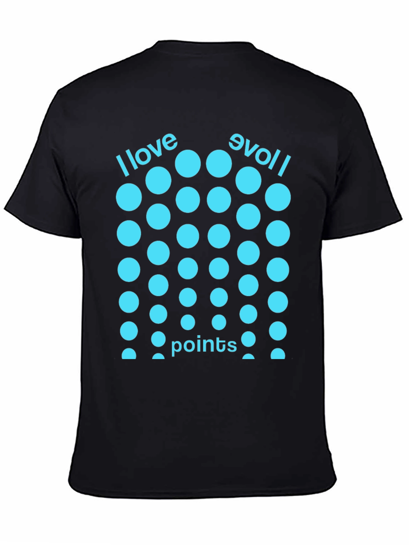I Love Points T-Shirt - Funny Optical Illusion Tee