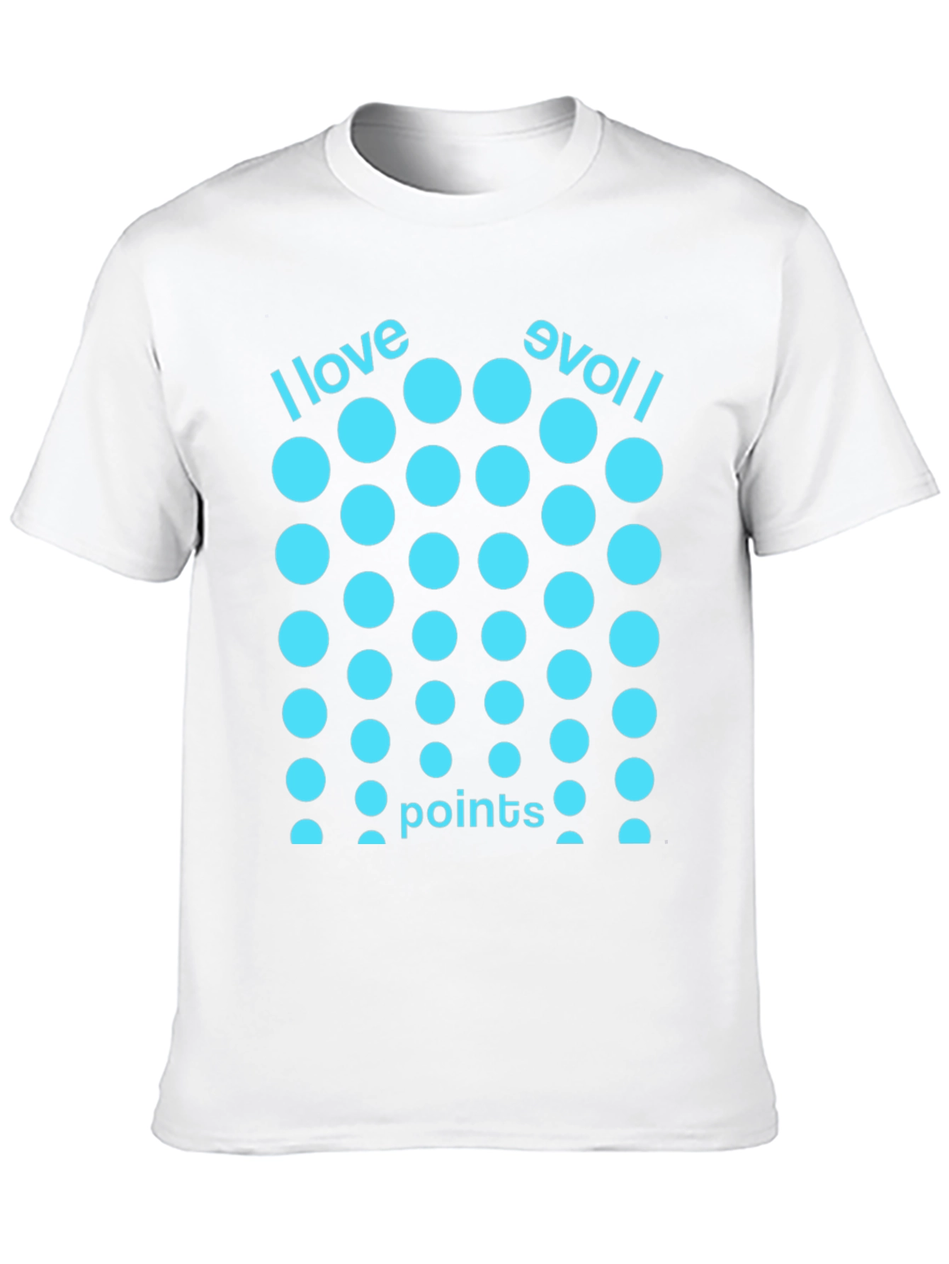 I Love Points T-Shirt - Funny Optical Illusion Tee
