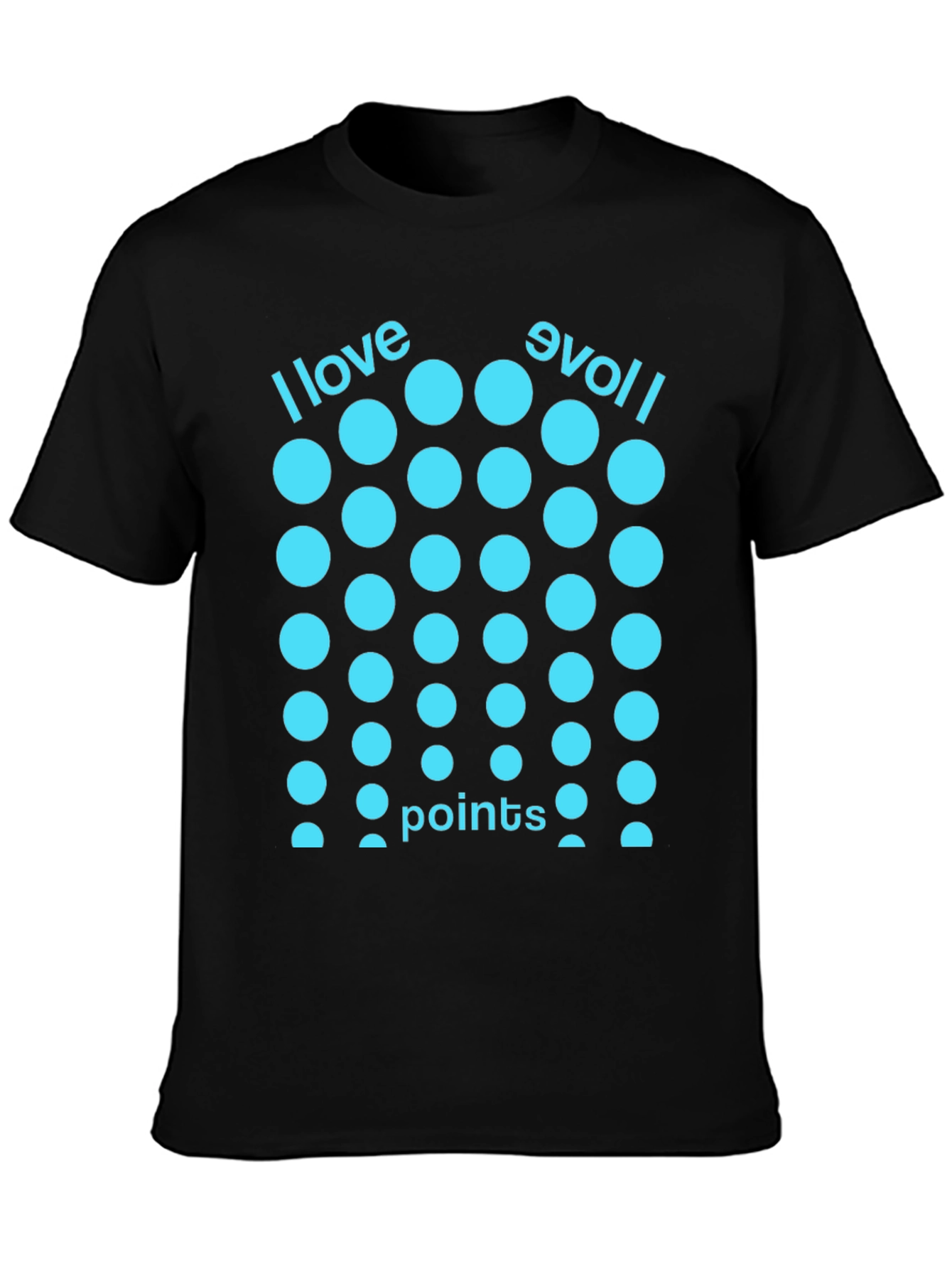 I Love Points T-Shirt - Funny Optical Illusion Tee