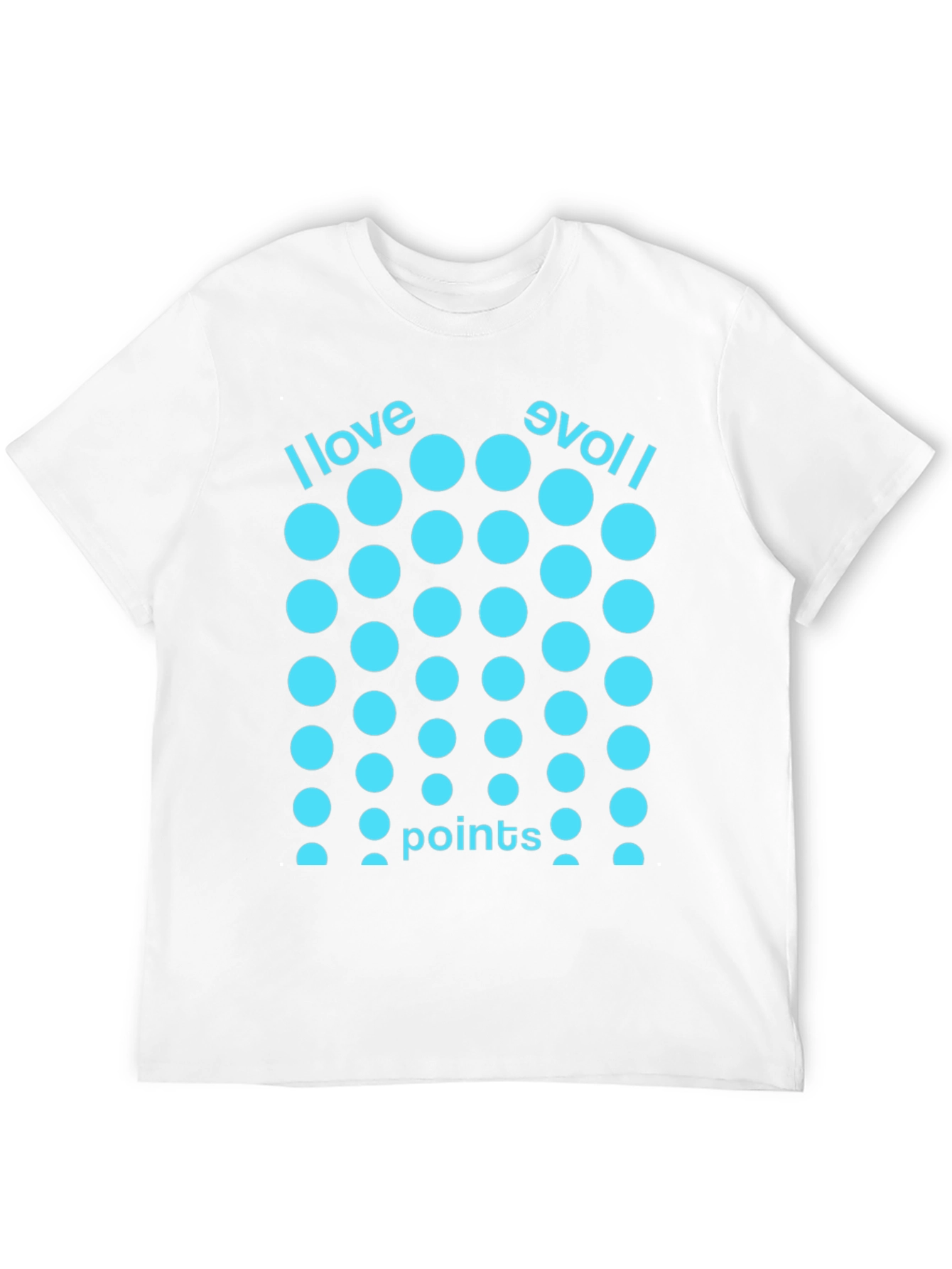 I Love Points T-Shirt - Funny Optical Illusion Tee
