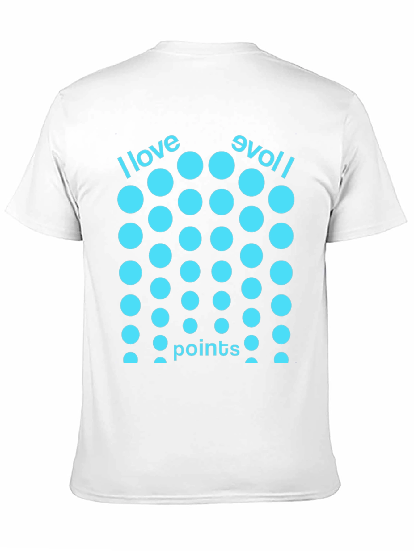 I Love Points T-Shirt - Funny Optical Illusion Tee