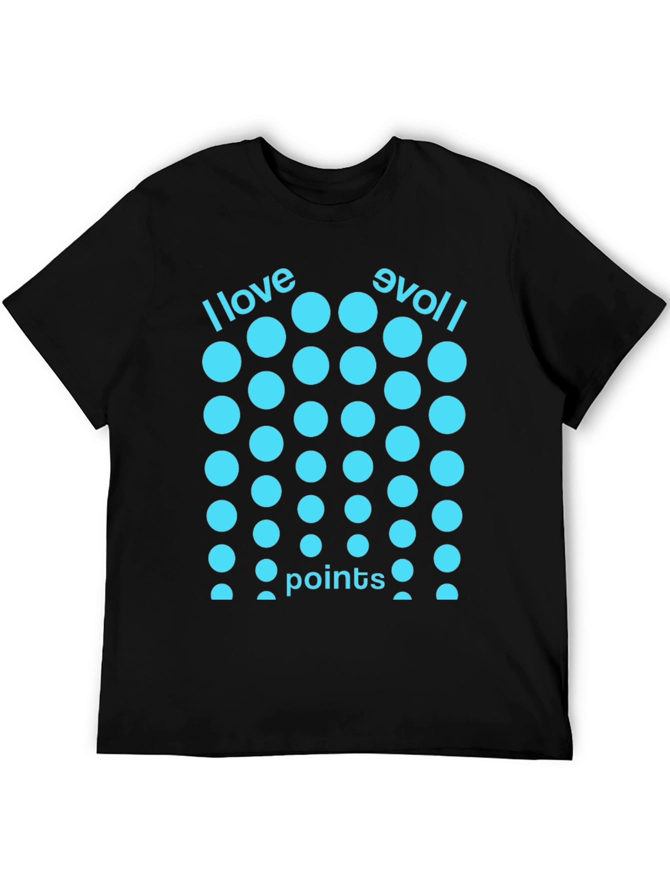 I Love Points T-Shirt - Funny Optical Illusion Tee