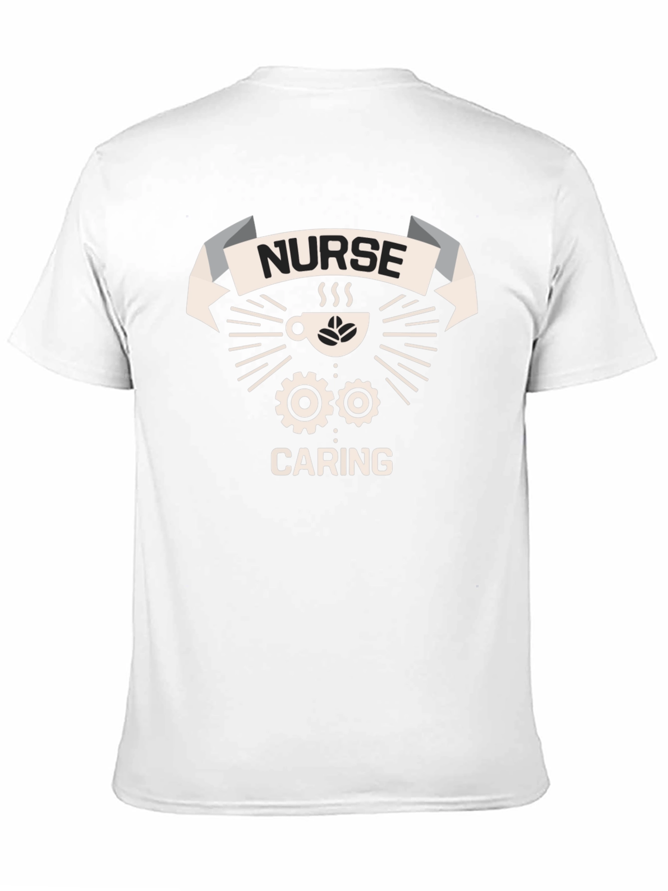 Nurse Caring T-Shirt - Coffee & Gears Design