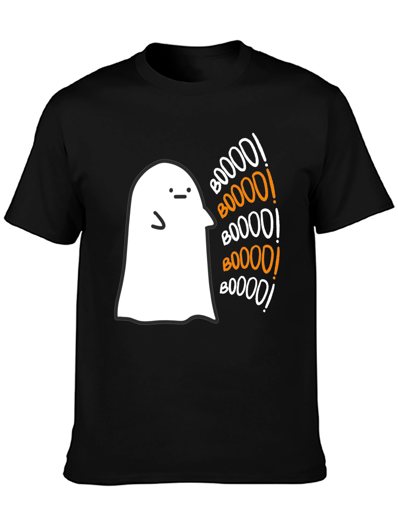 Boo! Ghost Graphic Tee - Spooky Season Comfort