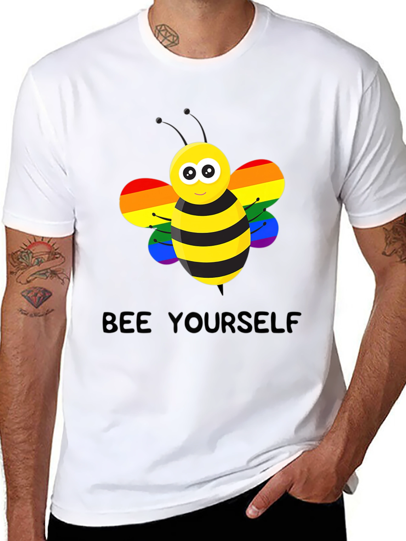 Bee Yourself LGBTQ+ Pride T-Shirt
