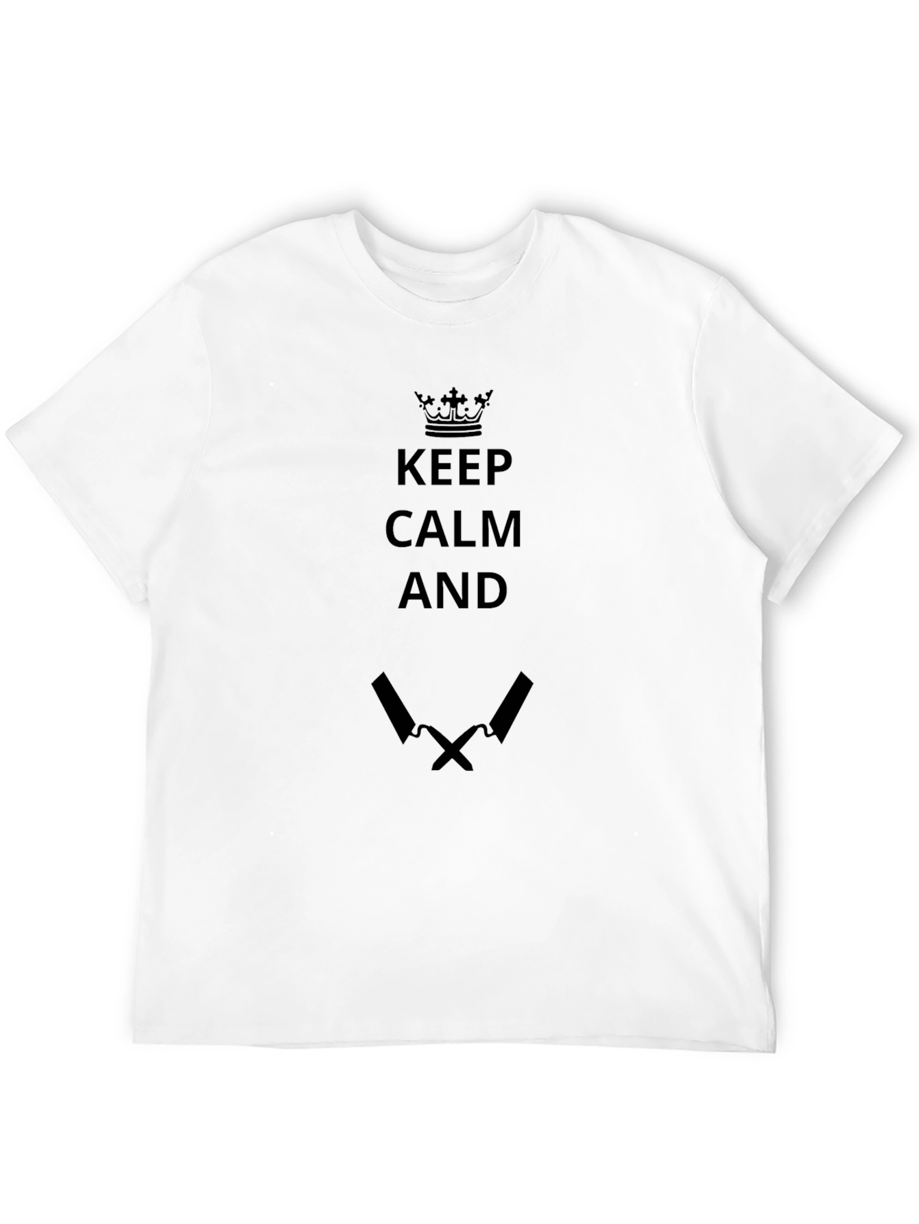 Keep Calm and Butcher Black T-Shirt