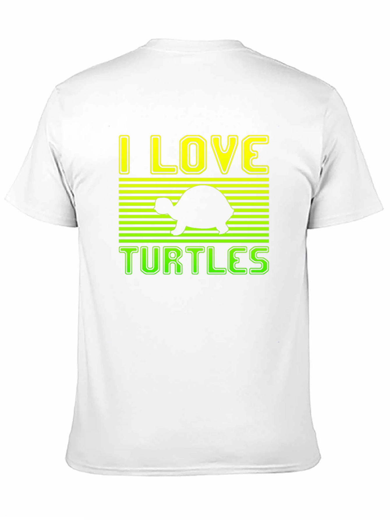 I Love Turtles Graphic Tee - Soft Cotton Blend