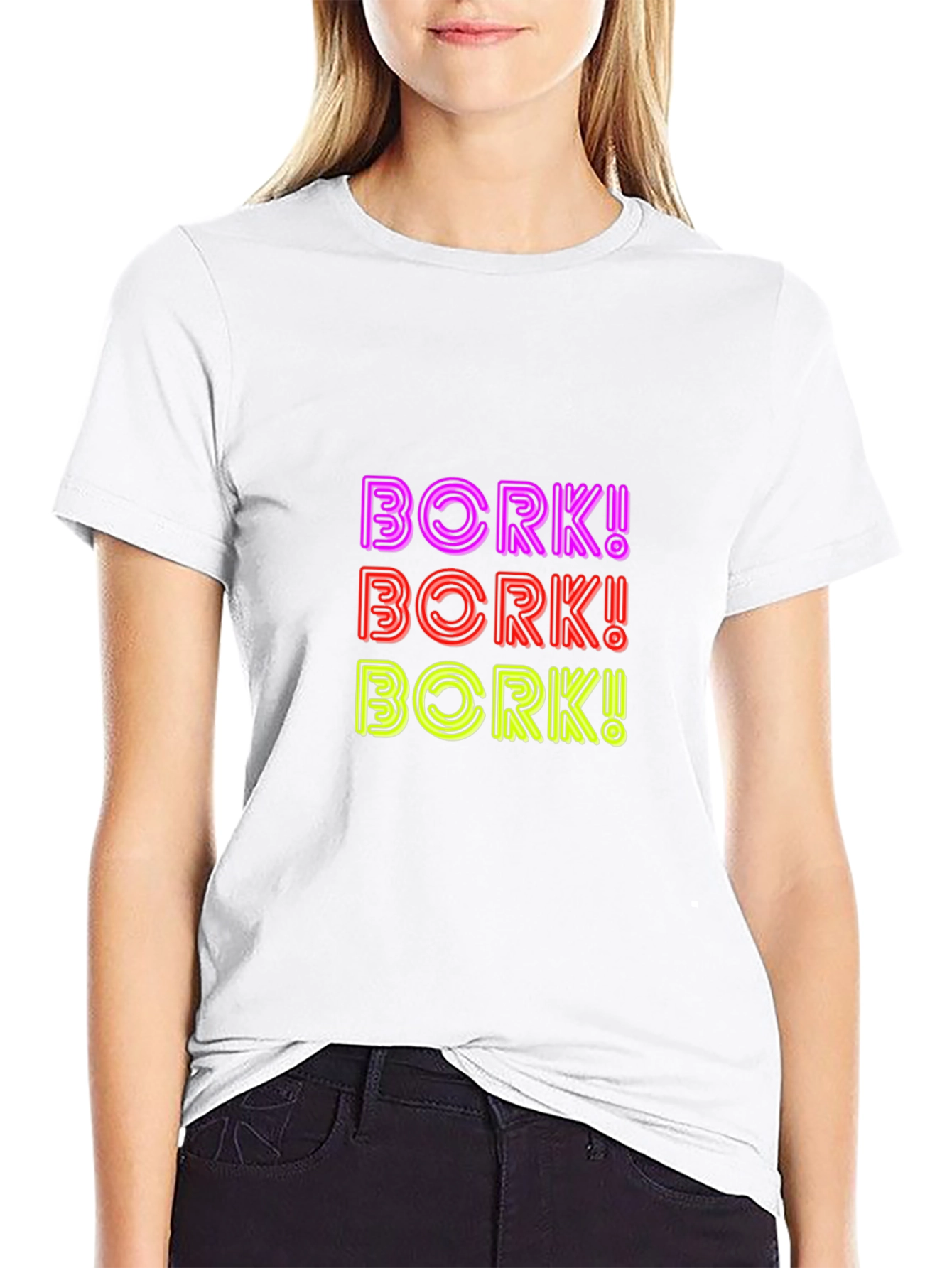 BORK! Graphic Print T-Shirt