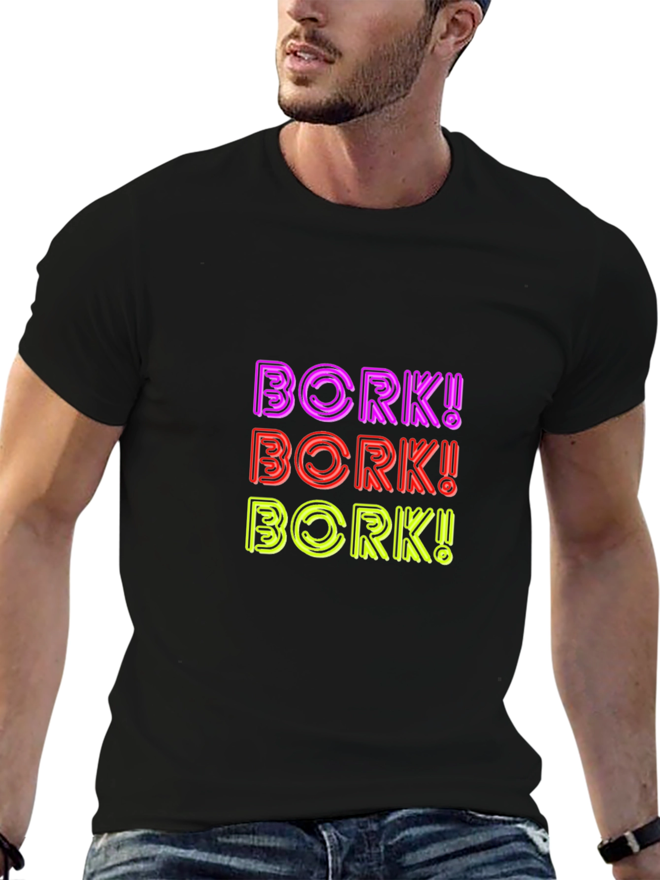 BORK! Graphic Print T-Shirt