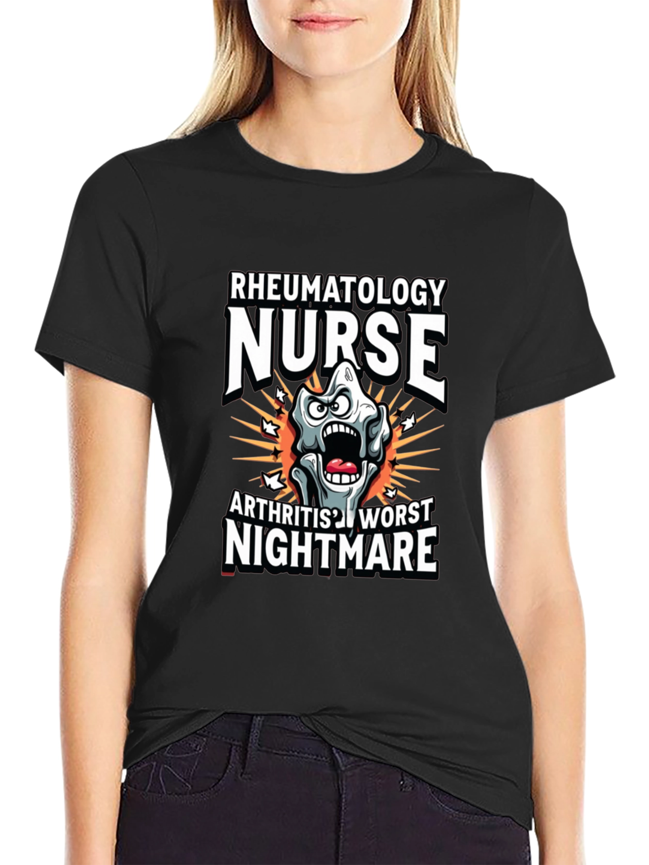 Rheumatology Nurse T-Shirt Arthritis Nightmare